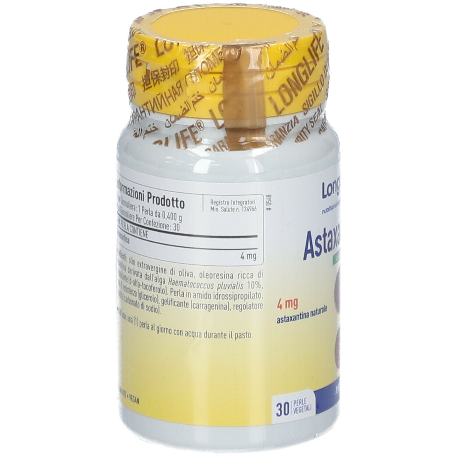 LongLife® Astaxanthin Vegan 4mg