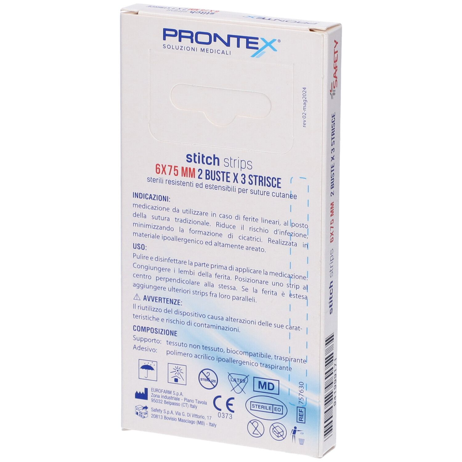 Prontex Stitch Strips 6x75mm