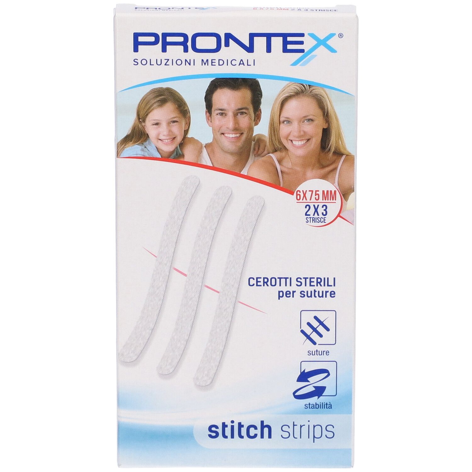Prontex Stitch Strips 6x75mm