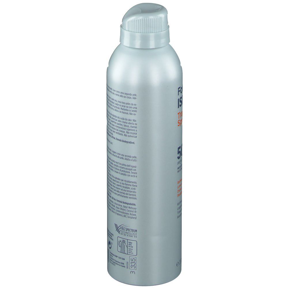 Fotoprotector ISDIN® Transparent Spray SPF 50+