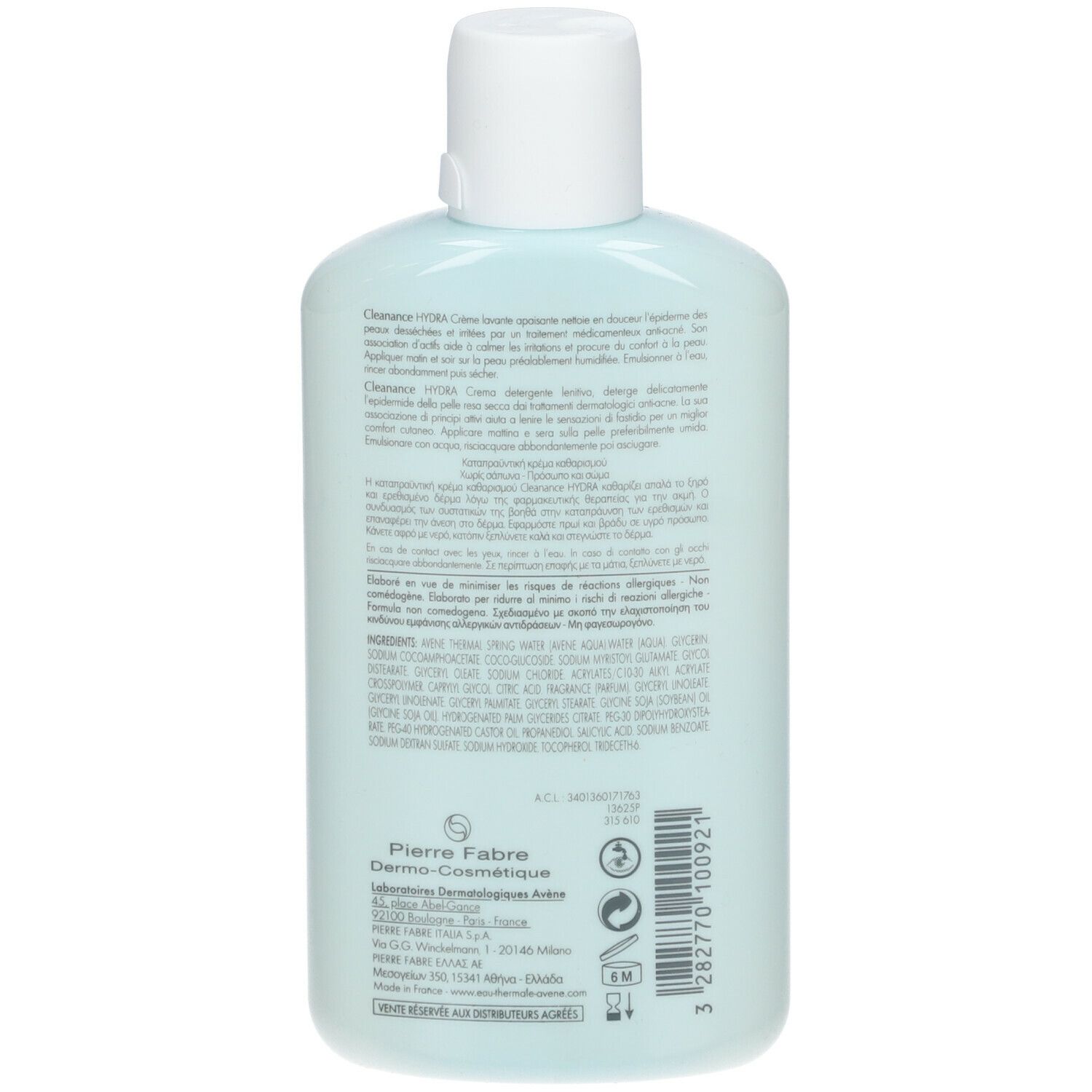 Avène Cleanance Hydra Crema Detergente Lenitiva