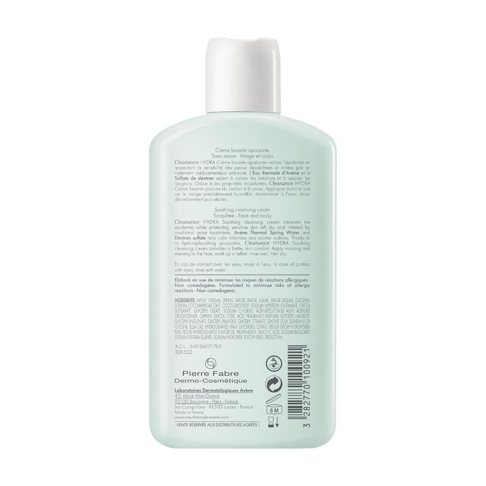 Avène Cleanance Hydra Crema Detergente Lenitiva