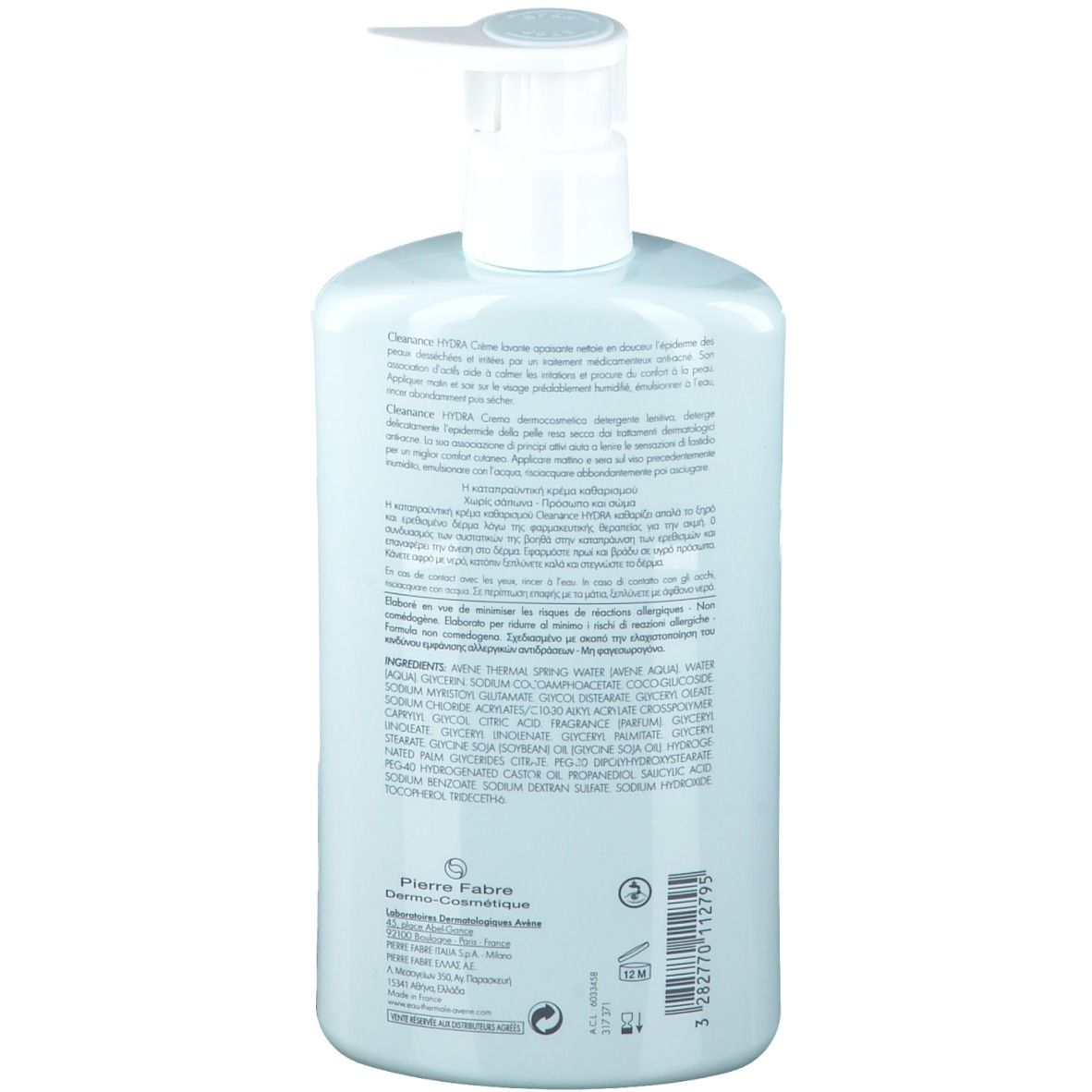 Avène Cleanance Hydra Crema Detergente Lenitiva