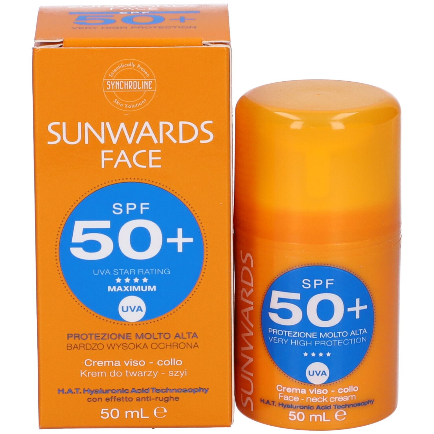 Sunwards Face Cream Spf 50+ 50 Ml