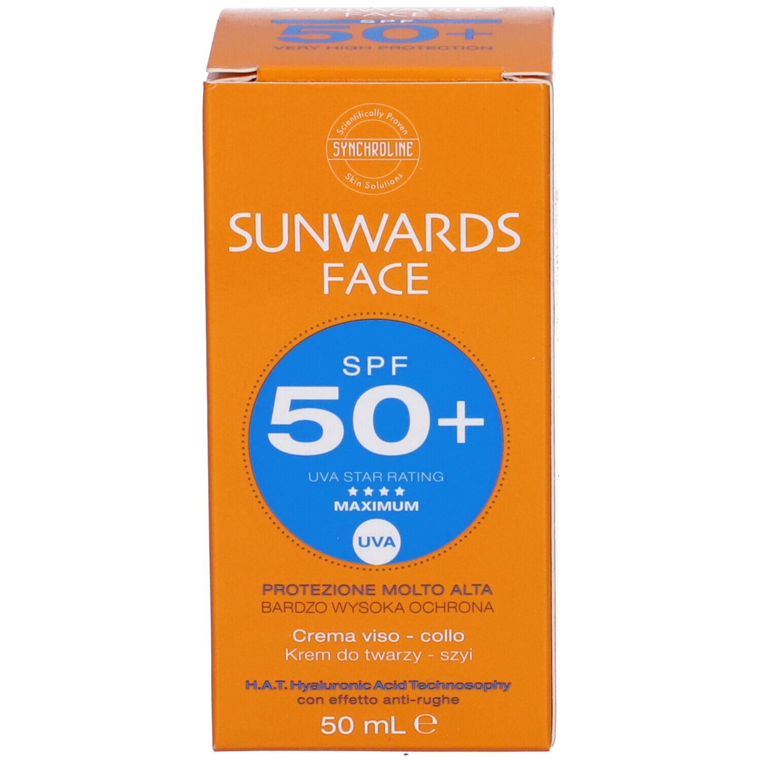 Sunwards Face Cream Spf 50+ 50 Ml