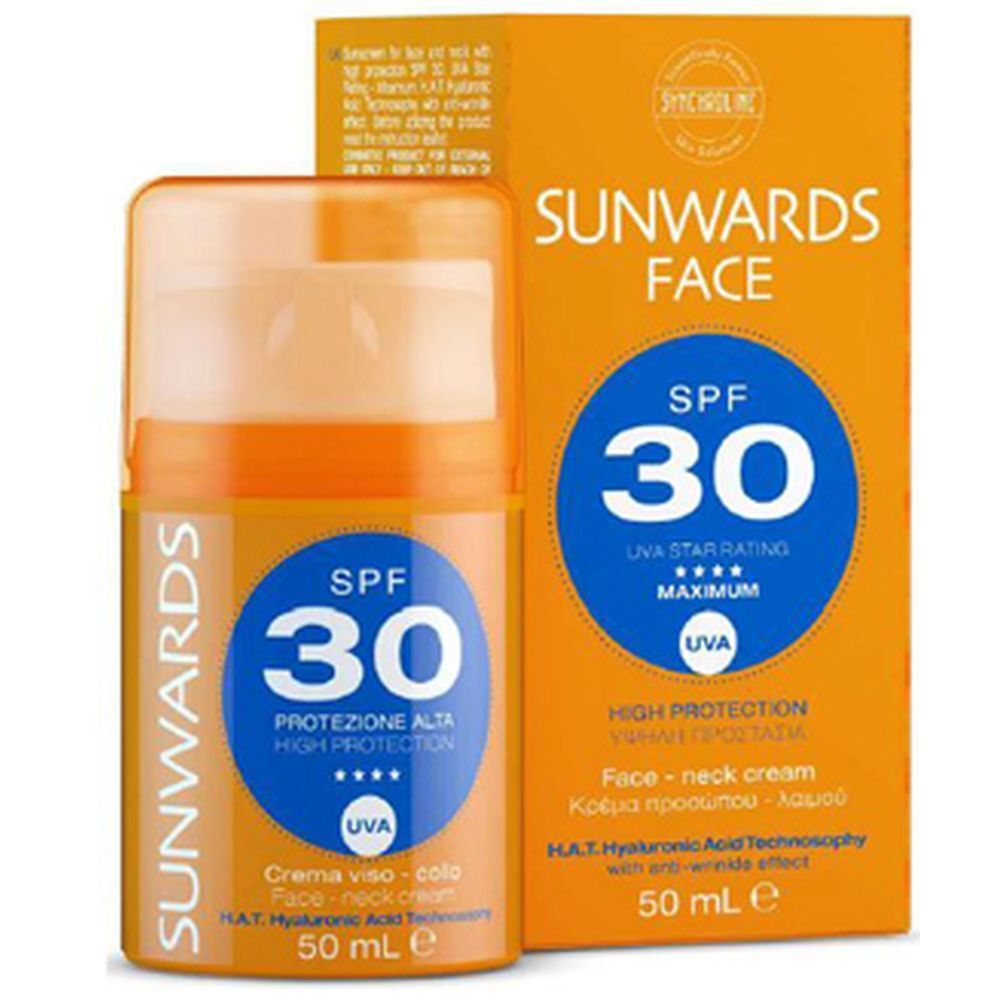 Sunwards Face Cream Spf 30 50 Ml