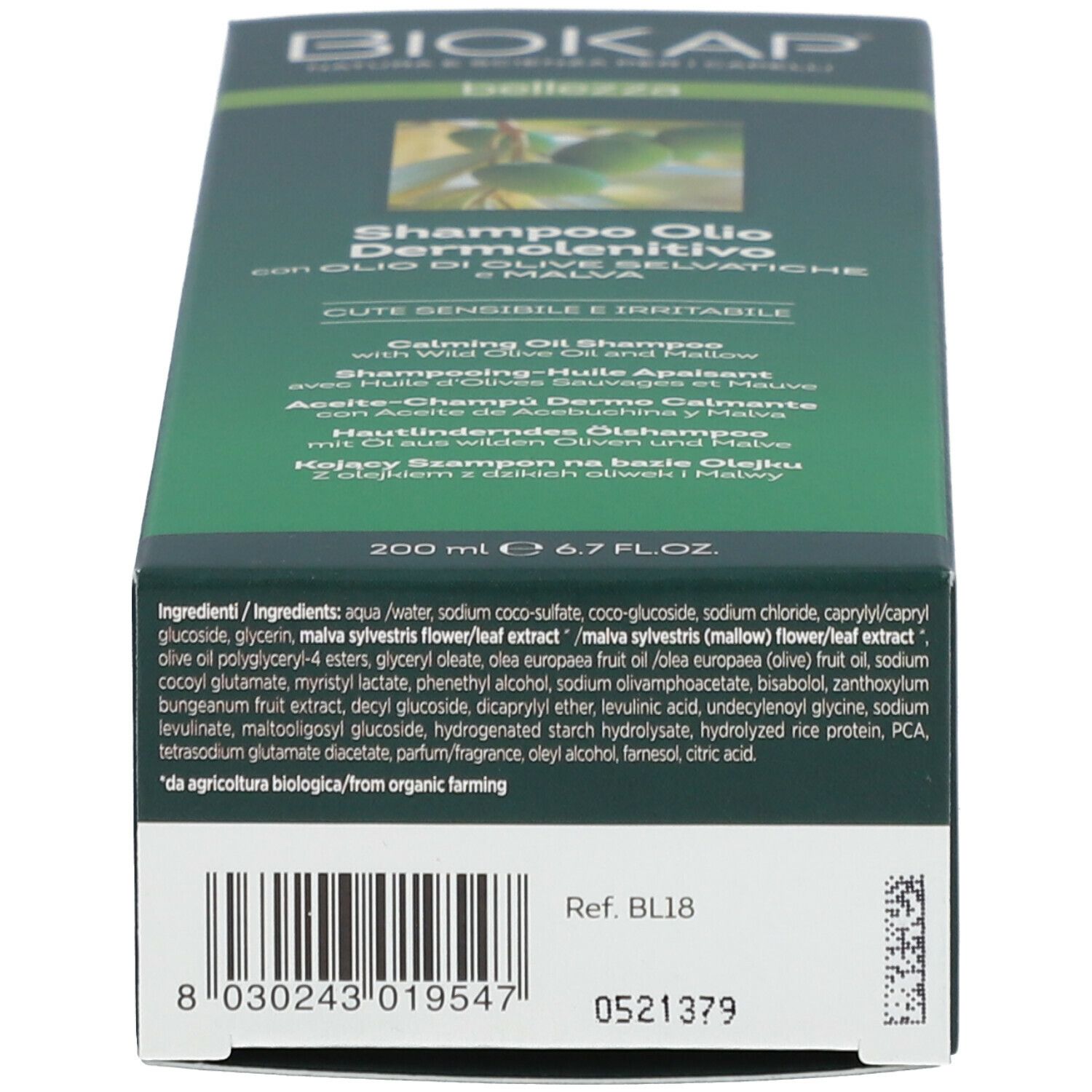 BIOSLINE BioKap® Shampoo Olio Dermolenitivo