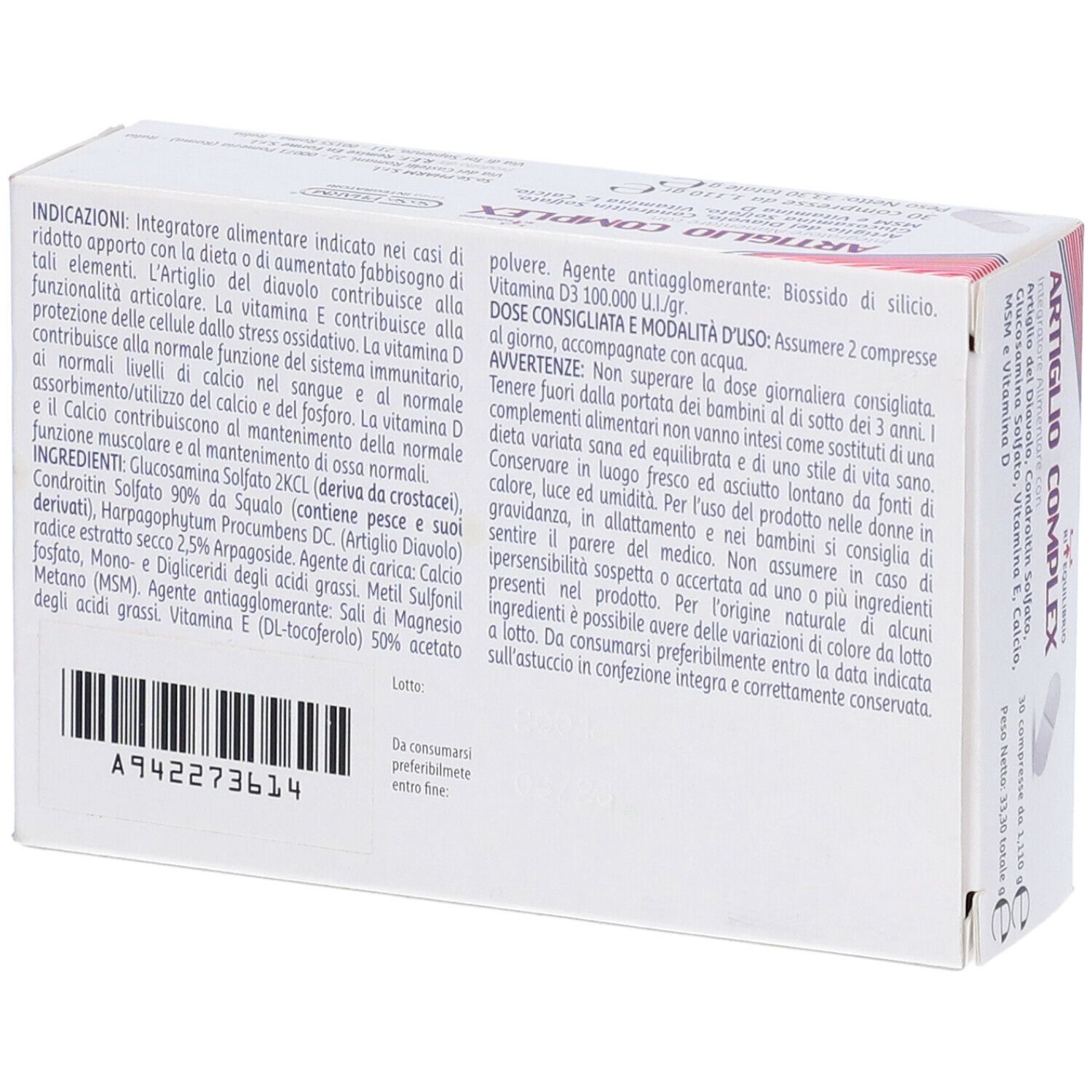 Artiglio Complex 30 Compresse