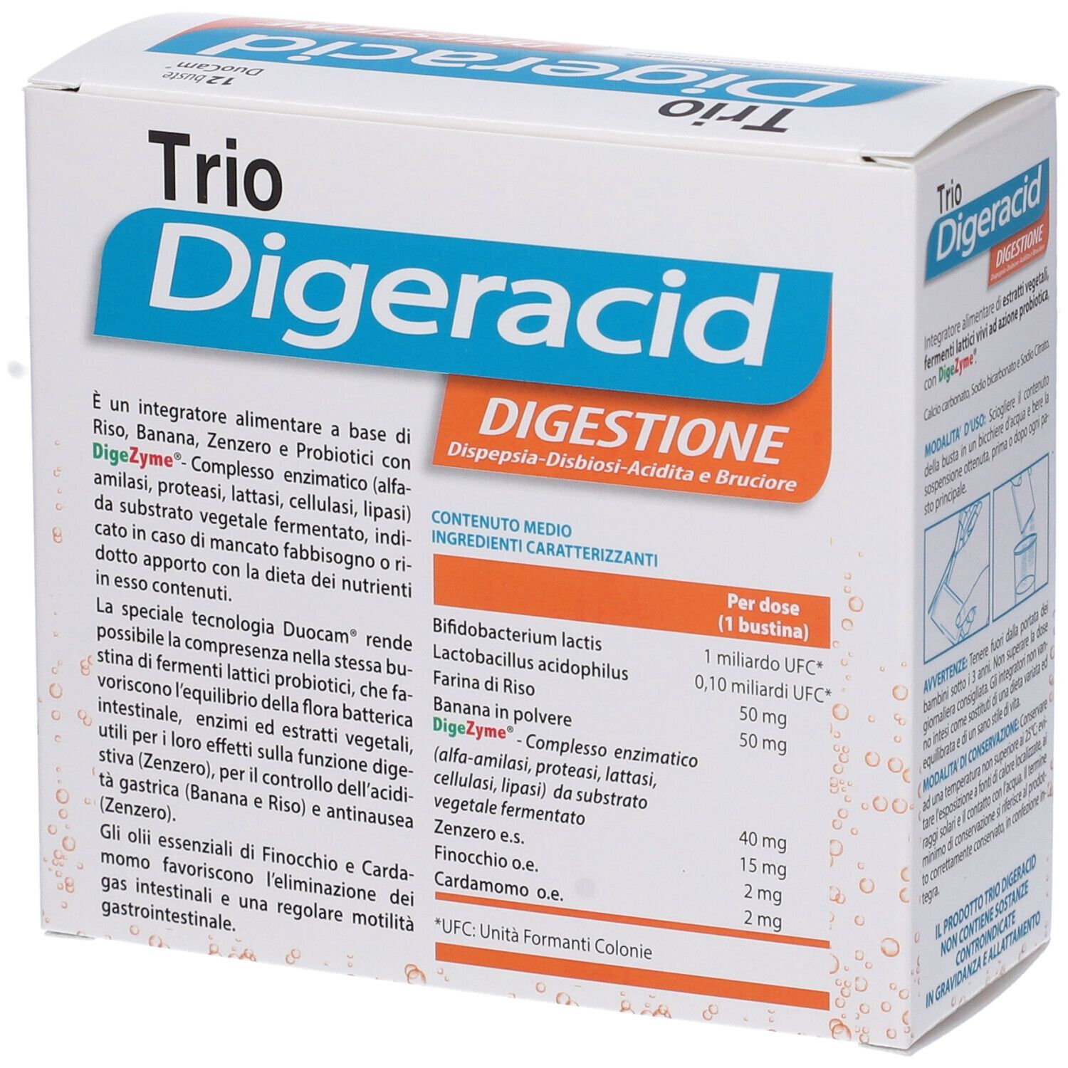 Trio Digeracid Bustine