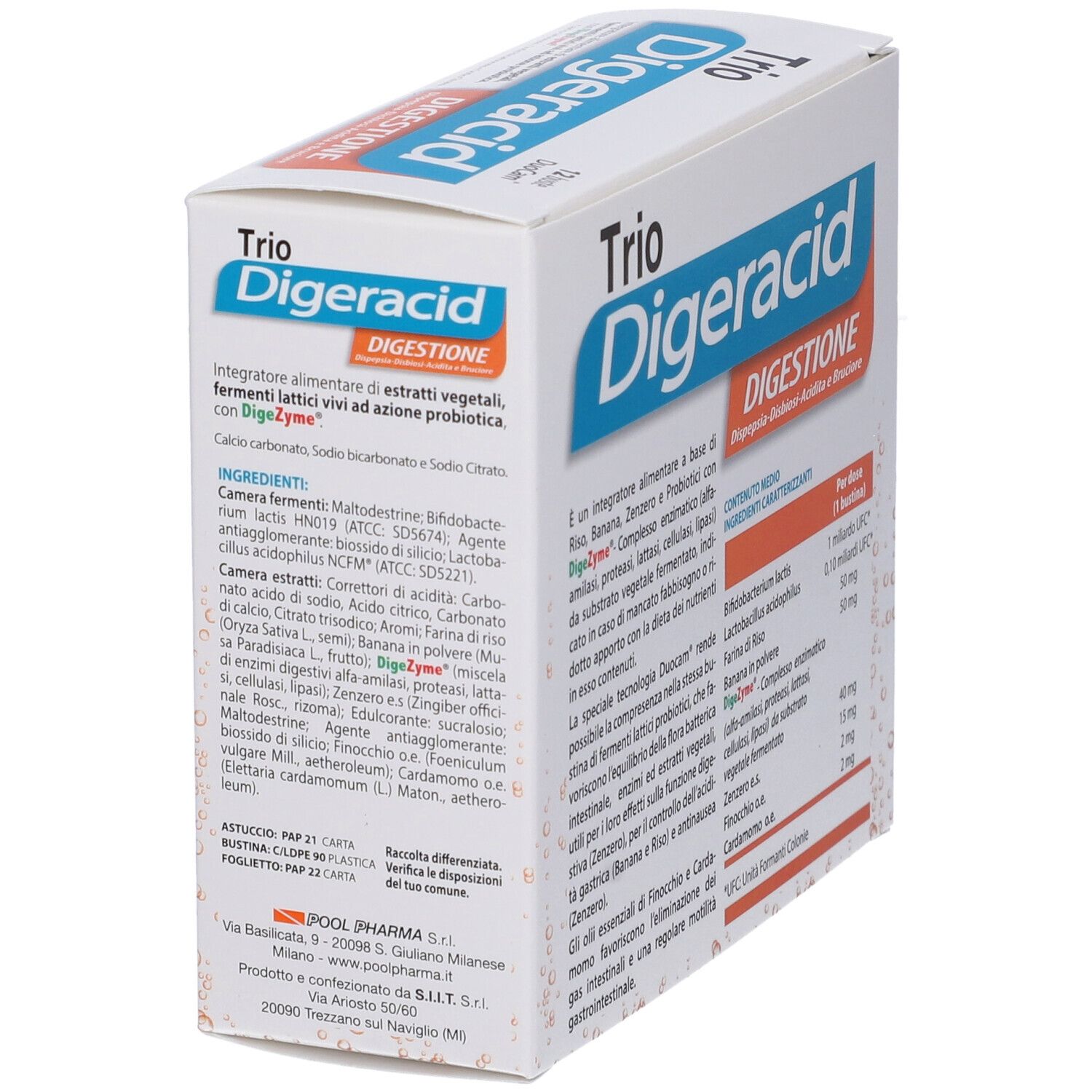 Trio Digeracid Bustine