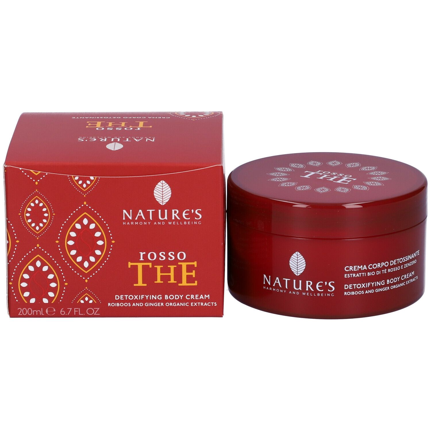 NATURE'S Rosso The Nature's Crema Corpo Detossinante