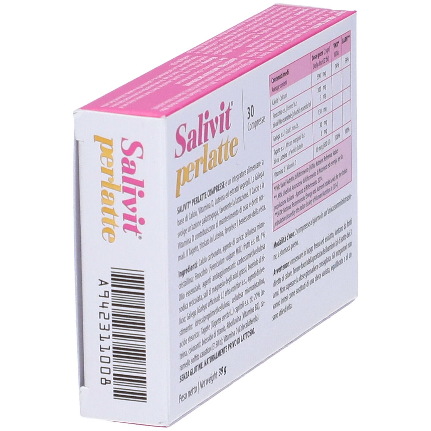 Salivit Perlatte 30 Compresse