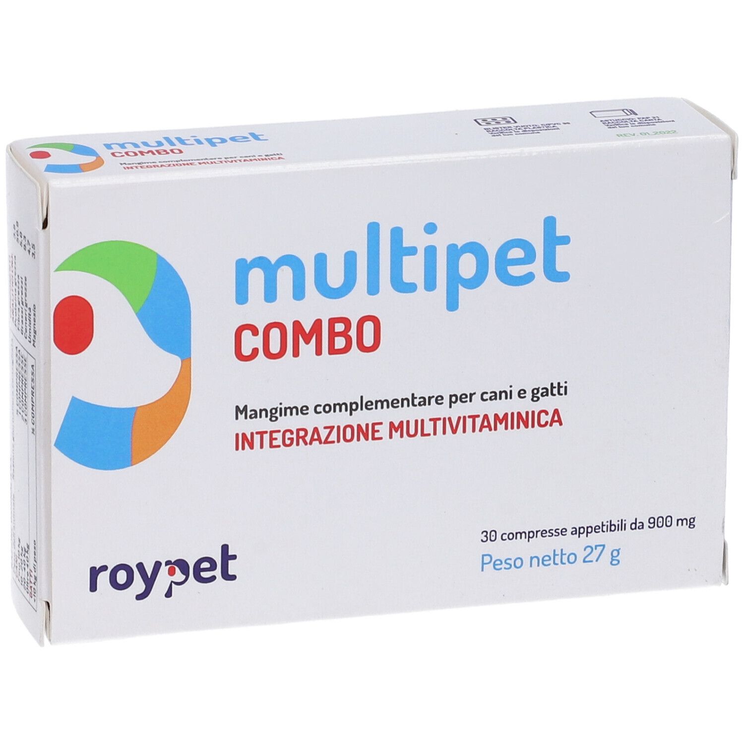 Multipet Combo Integratore Vitaminico Per Cani E Gatti 30 Compresse