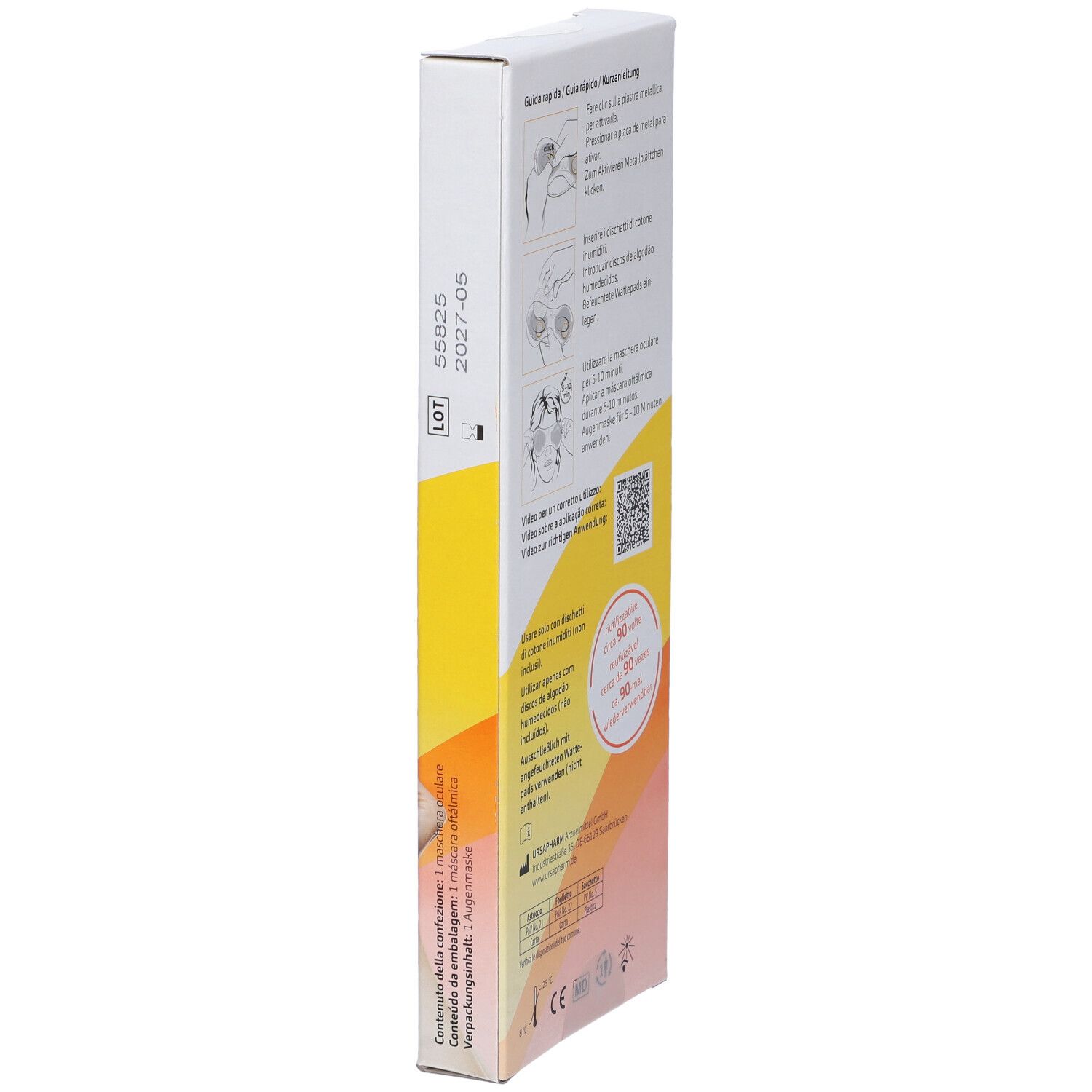 Posiforlid Maschera Occhi Per Trattamento Termico