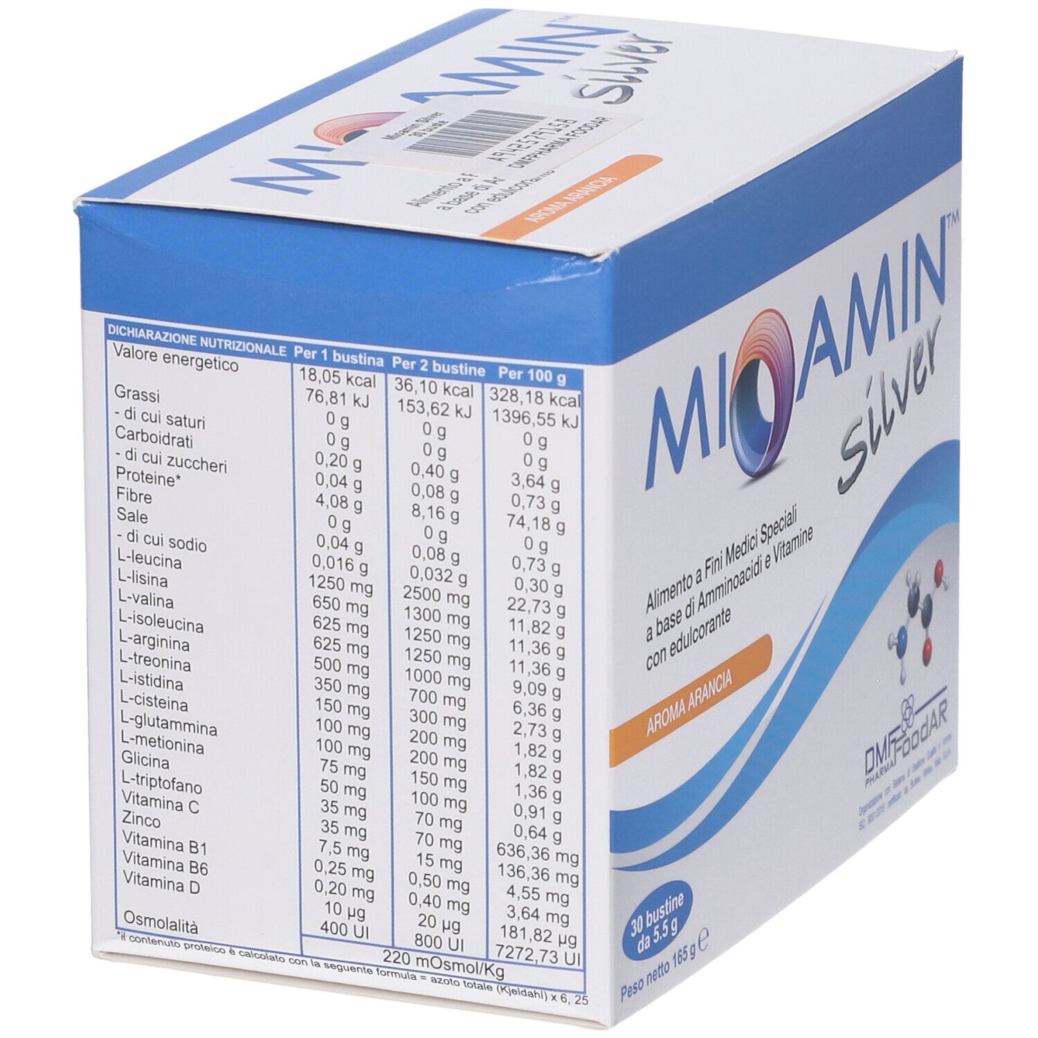 Mioamin Silver 30 Bustine 5,5 G Aroma Arancia