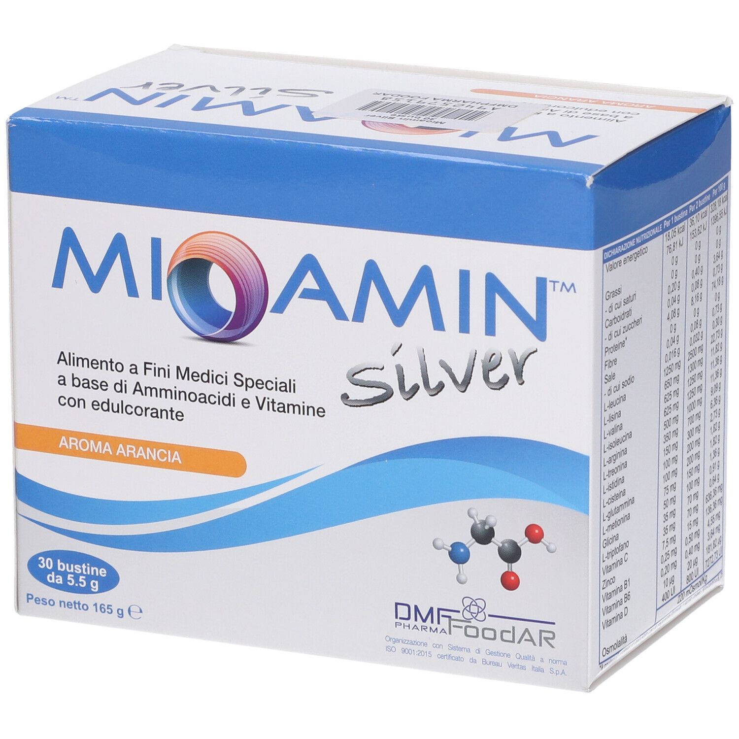 Mioamin Silver 30 Bustine 5,5 G Aroma Arancia