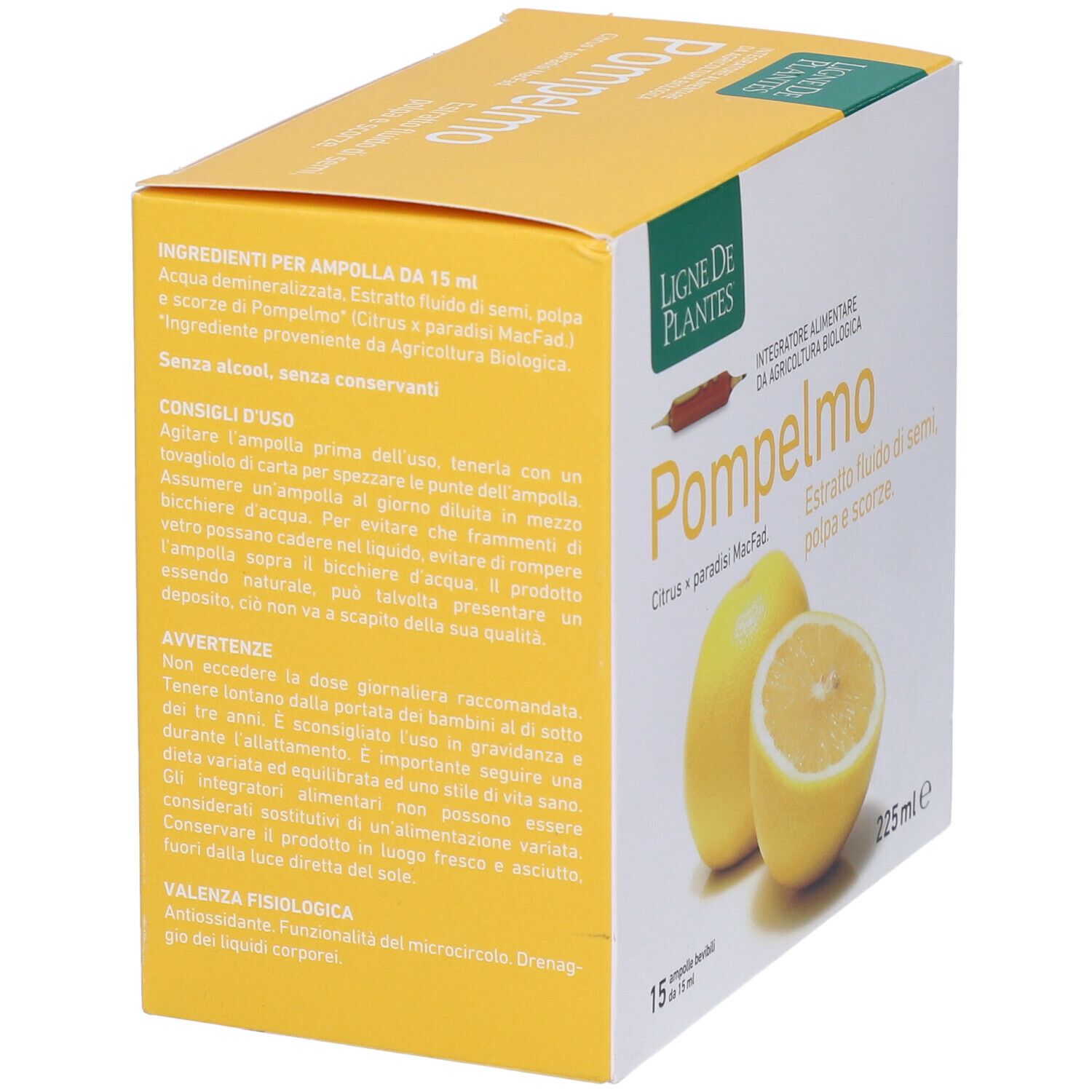 Pompelmo Estratto Bio 15 Ampolle Bevibili 15 Ml