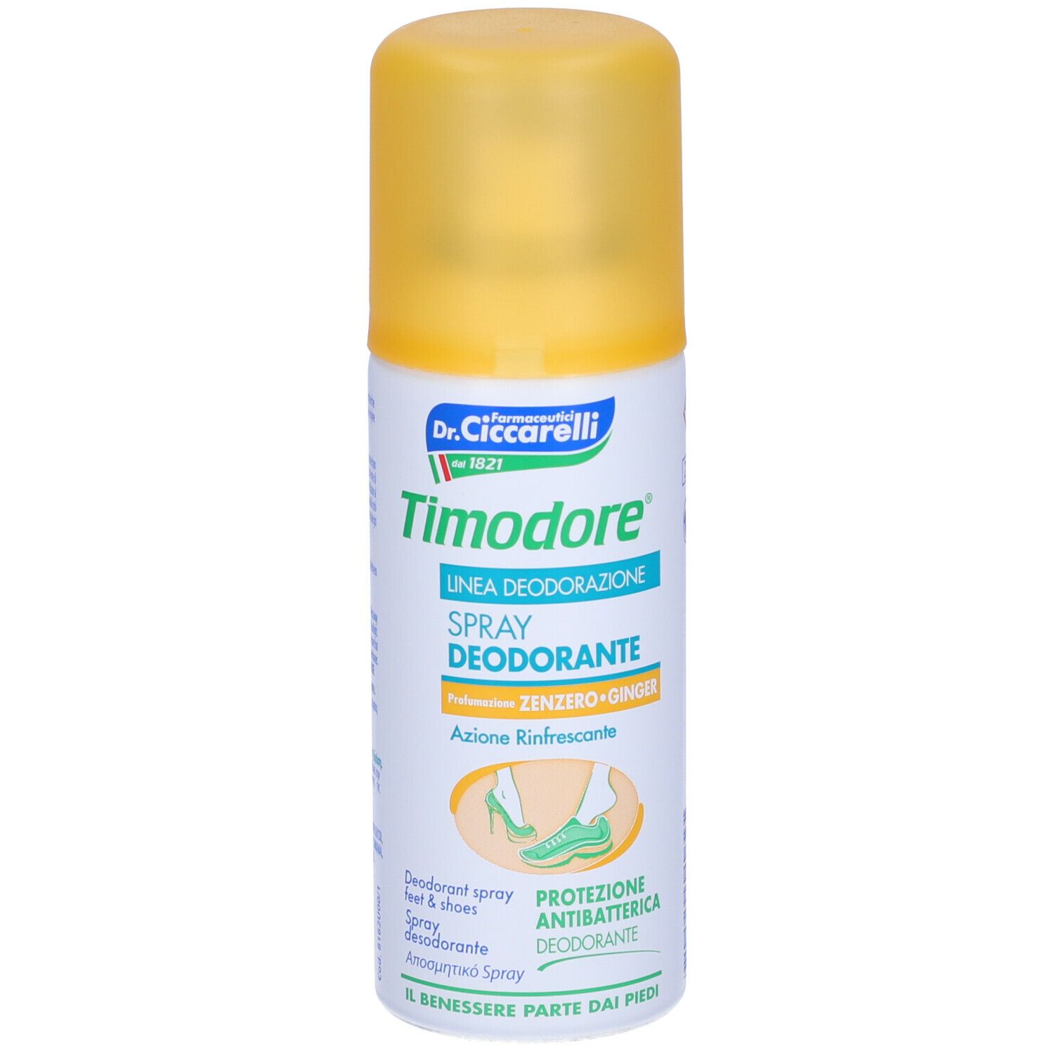 Timodore Spray Deodorante Zenzero