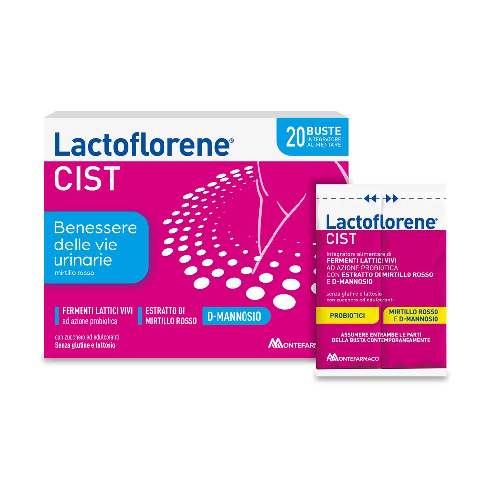 Lactoflorene® Cist 20 Bustine Per il benessere delle vie urinarie