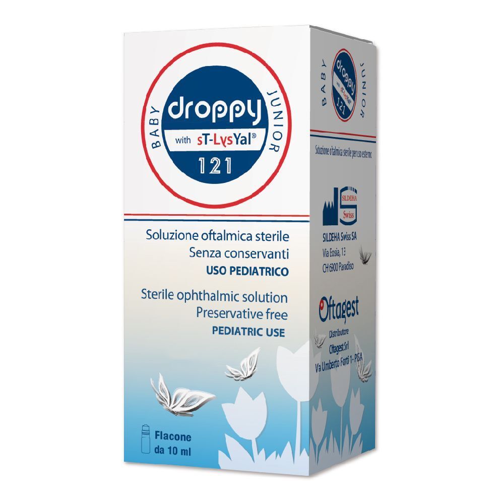Droppy 121 Multidose 10 Ml Soluzione Oftalmica Senza Conservanti Uso Pediatrico