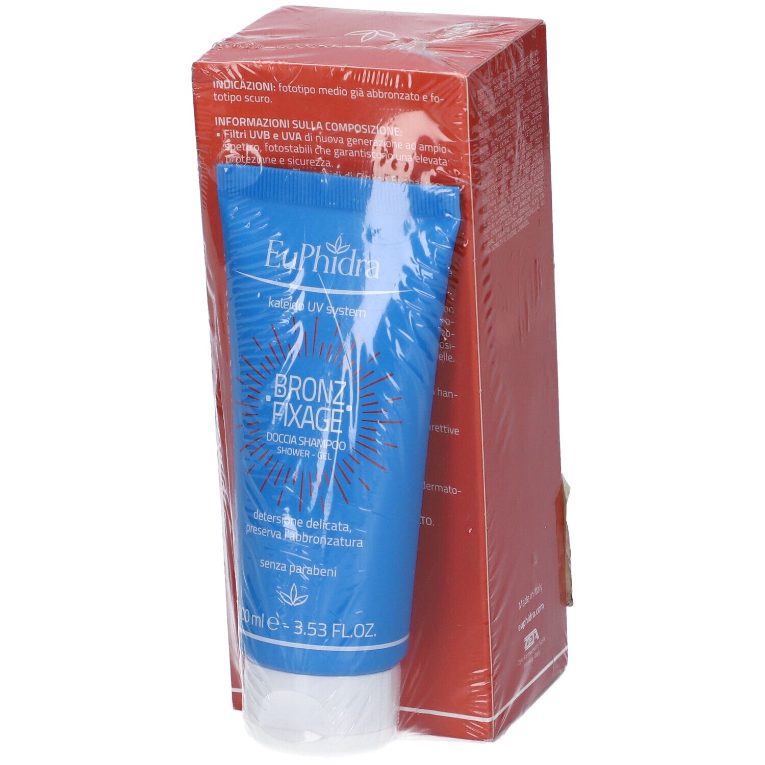 Euphidra Uv System Latte Solare 15 Corpo 150 Ml + Doccia Bronze