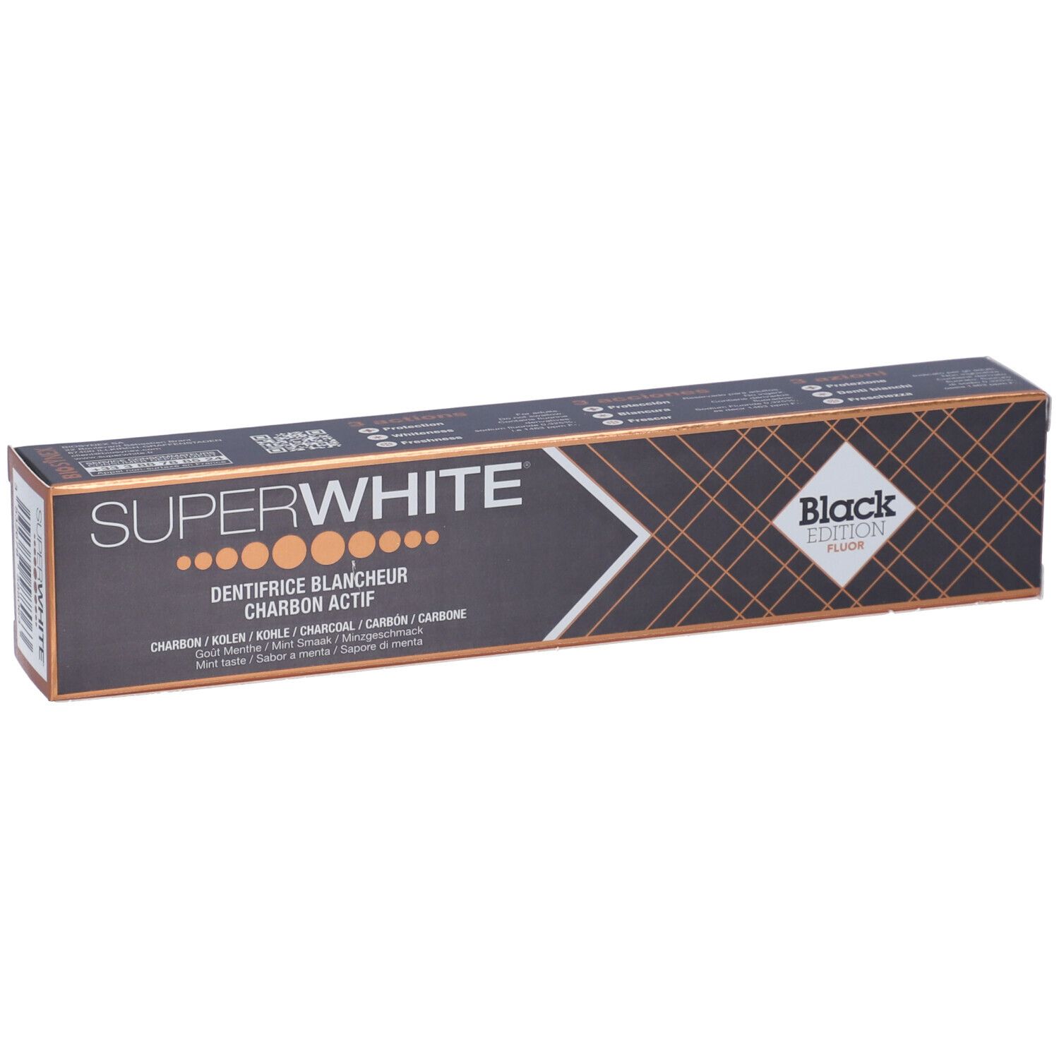 Superwhite Dentifricio Carbone Black Edition 75ml