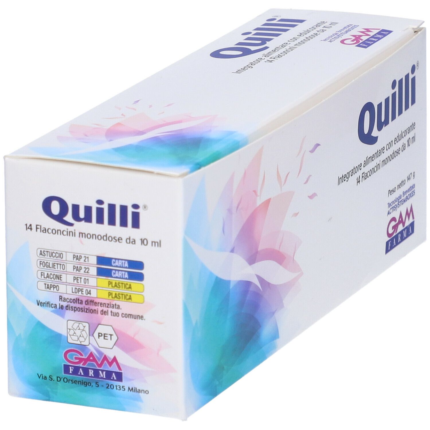 Quilli 14 Flaconcini Monodose Da 10 Ml
