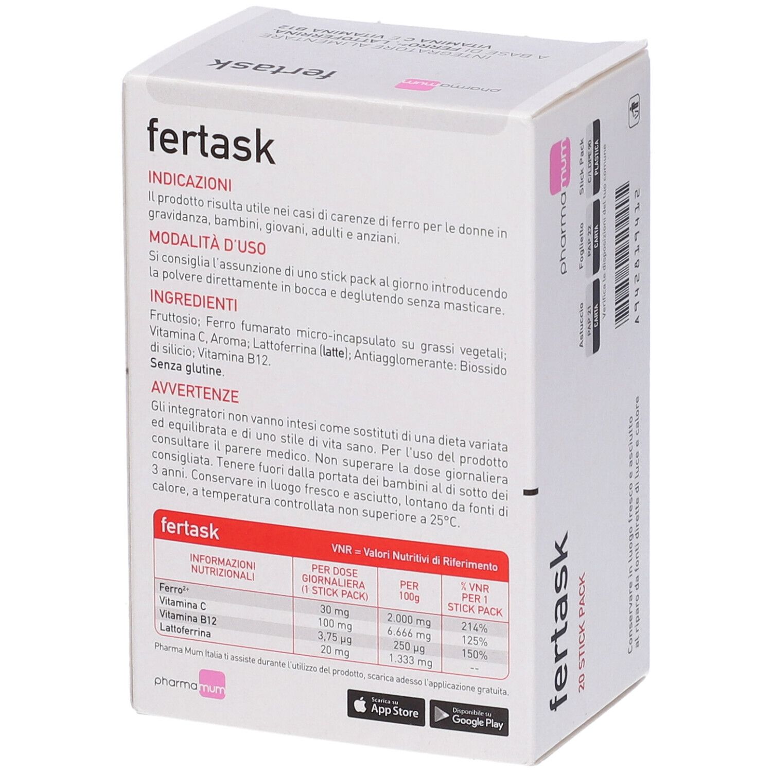 Fertask 20 Stick Pack