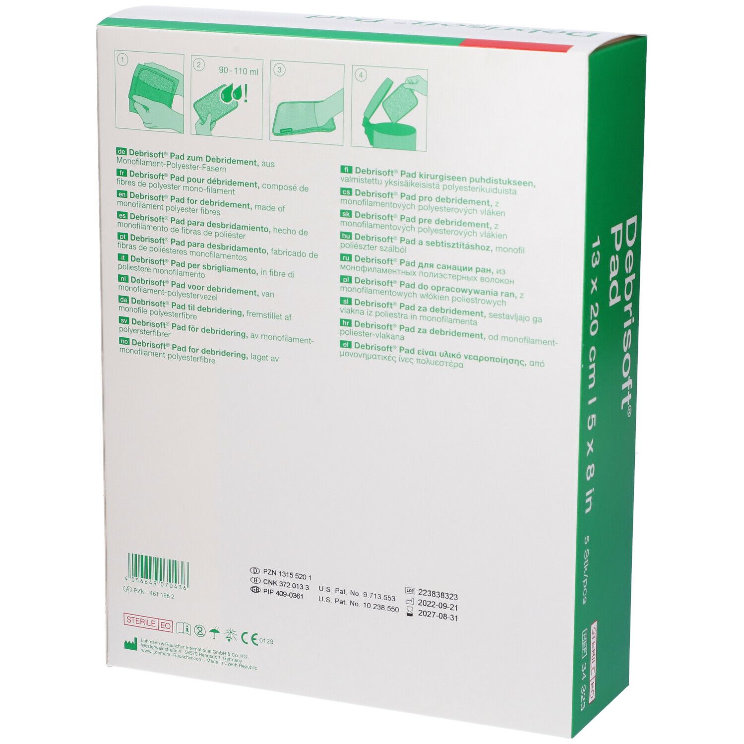 Lohmann & Rauscher Debrisoft® Pad 13 x 20cm