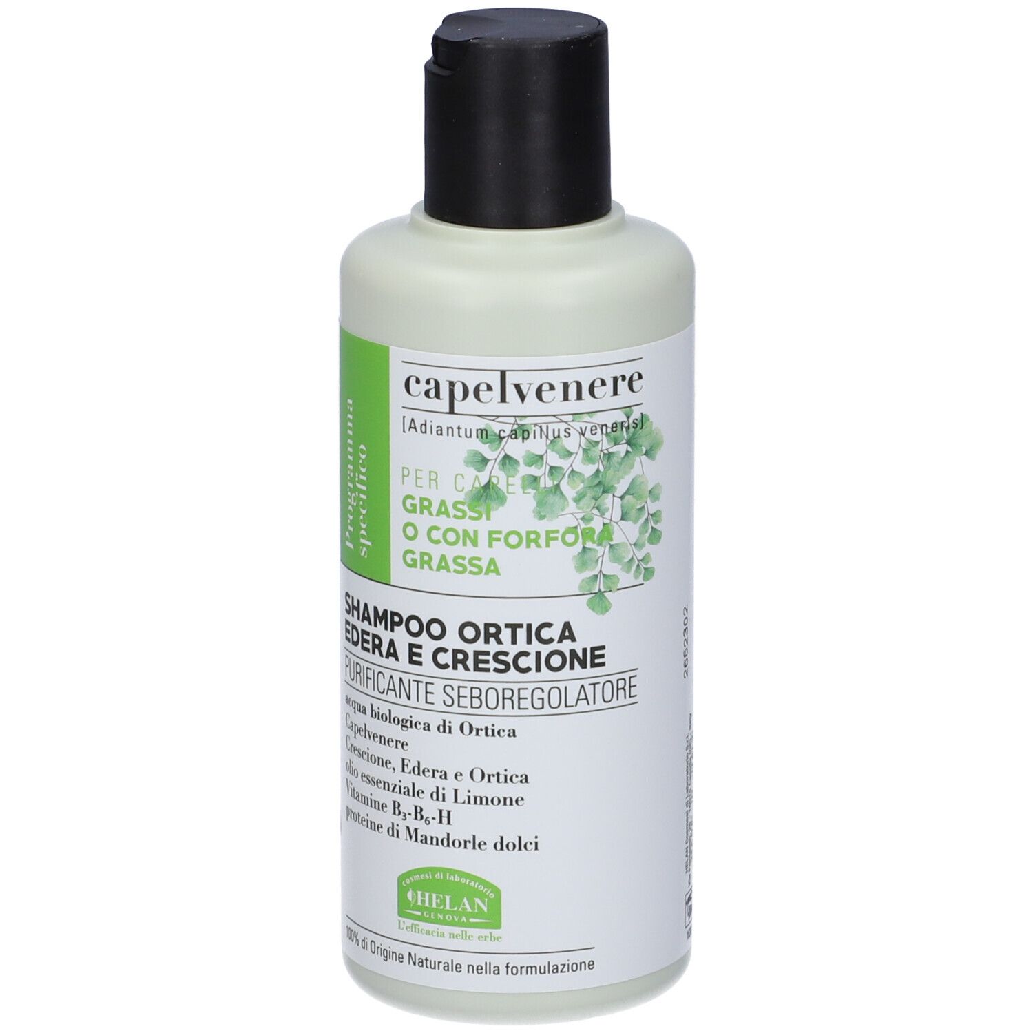 Capelvenere Bioshampoo Ortica Edera E Crescione 200 Ml