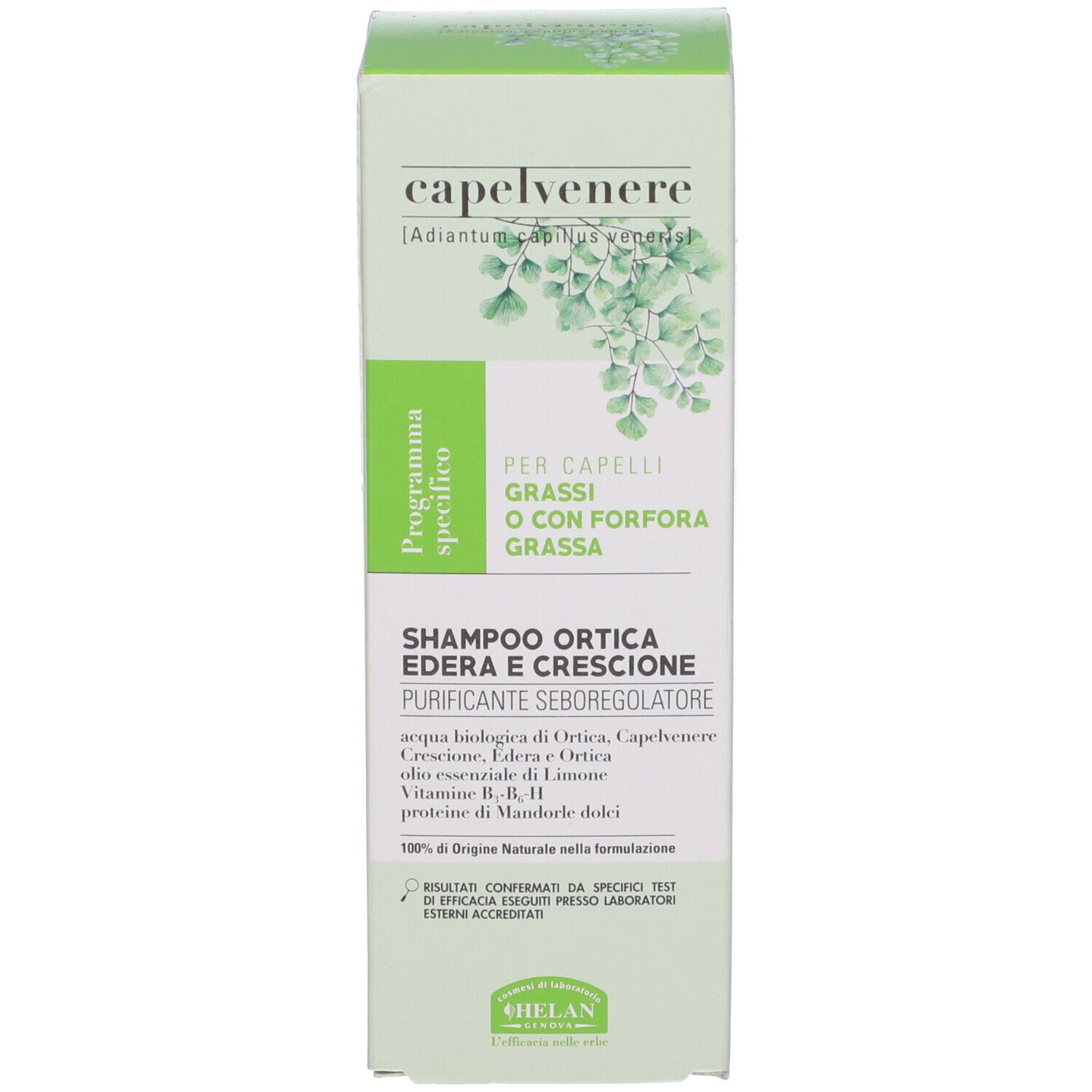Capelvenere Bioshampoo Ortica Edera E Crescione 200 Ml