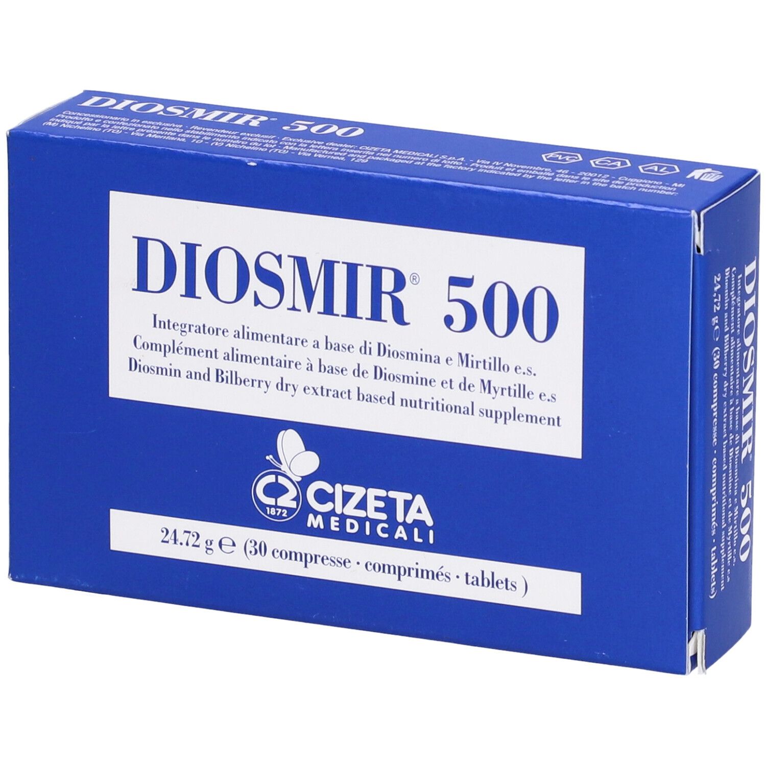 Diosmir 500 30 Compresse