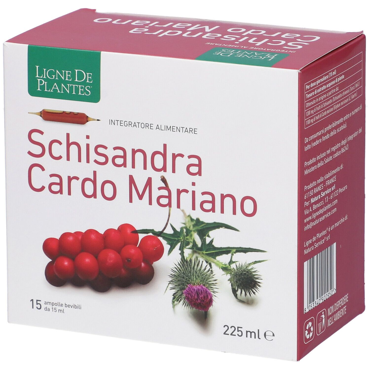 Schisandra Cardo Mariano 15 Ampolle Da 15 Ml