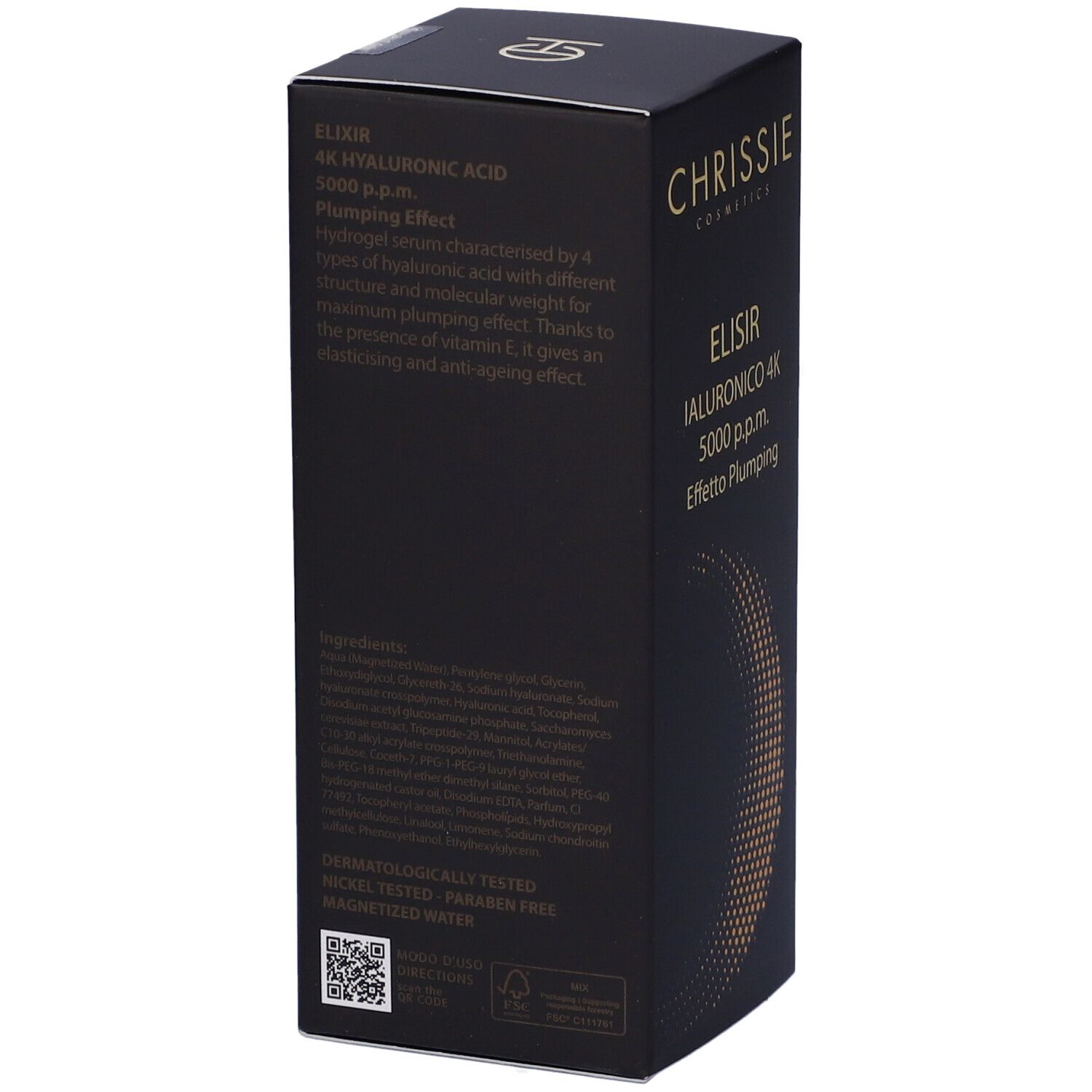 Chrissie Elisir Ialuronico 4k 5.000 Ppm Effetto Plumping