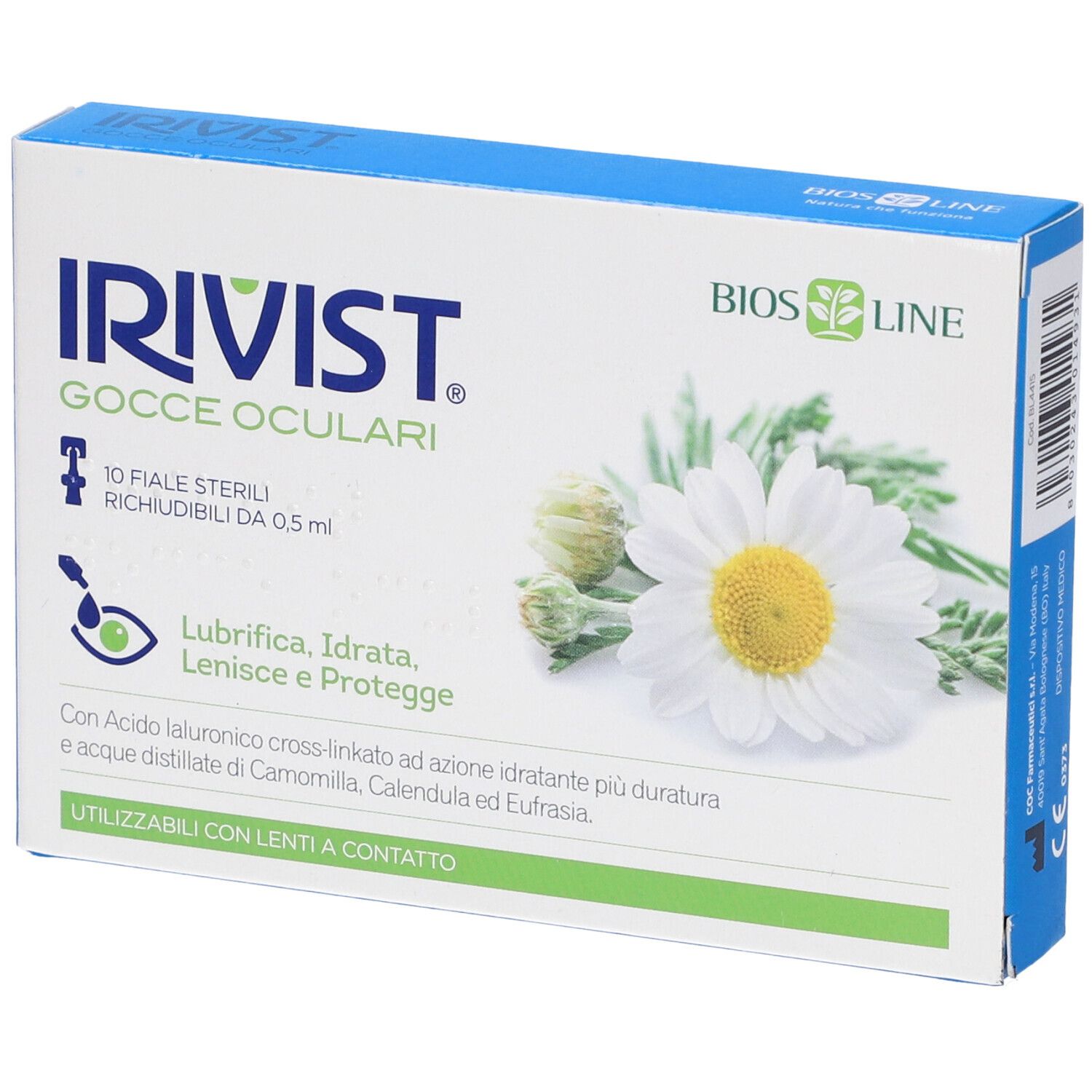 Irivist Gocce Monodose 10 Fiale 0,5 Ml Acido Ialuronico Croos
