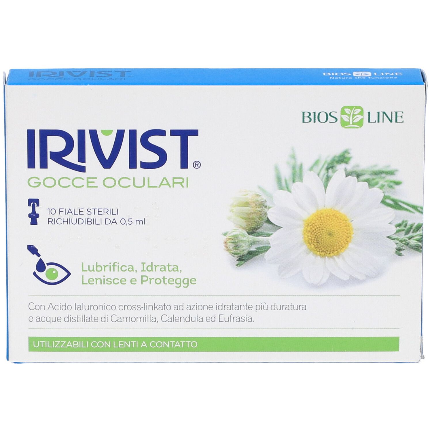 Irivist Gocce Monodose 10 Fiale 0,5 Ml Acido Ialuronico Croos