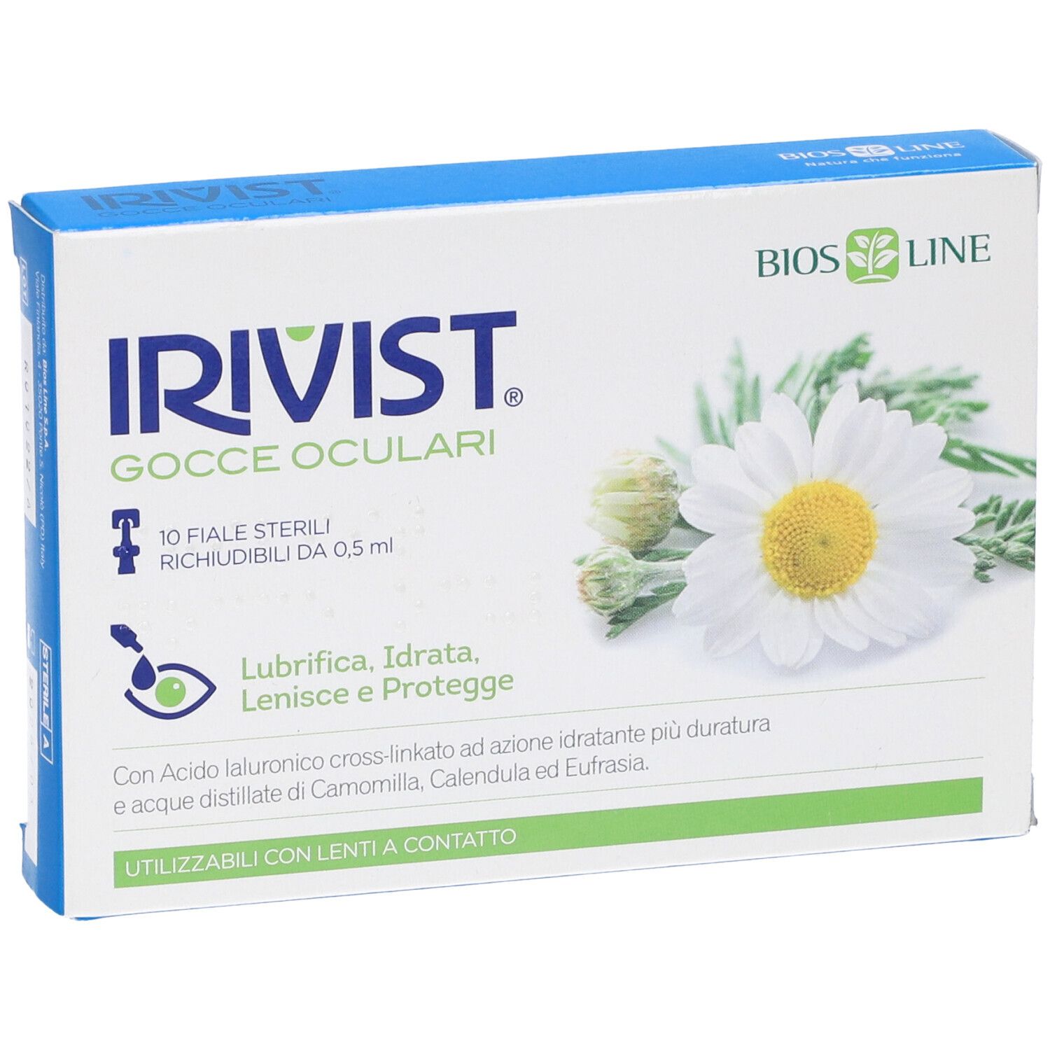 Irivist Gocce Monodose 10 Fiale 0,5 Ml Acido Ialuronico Croos