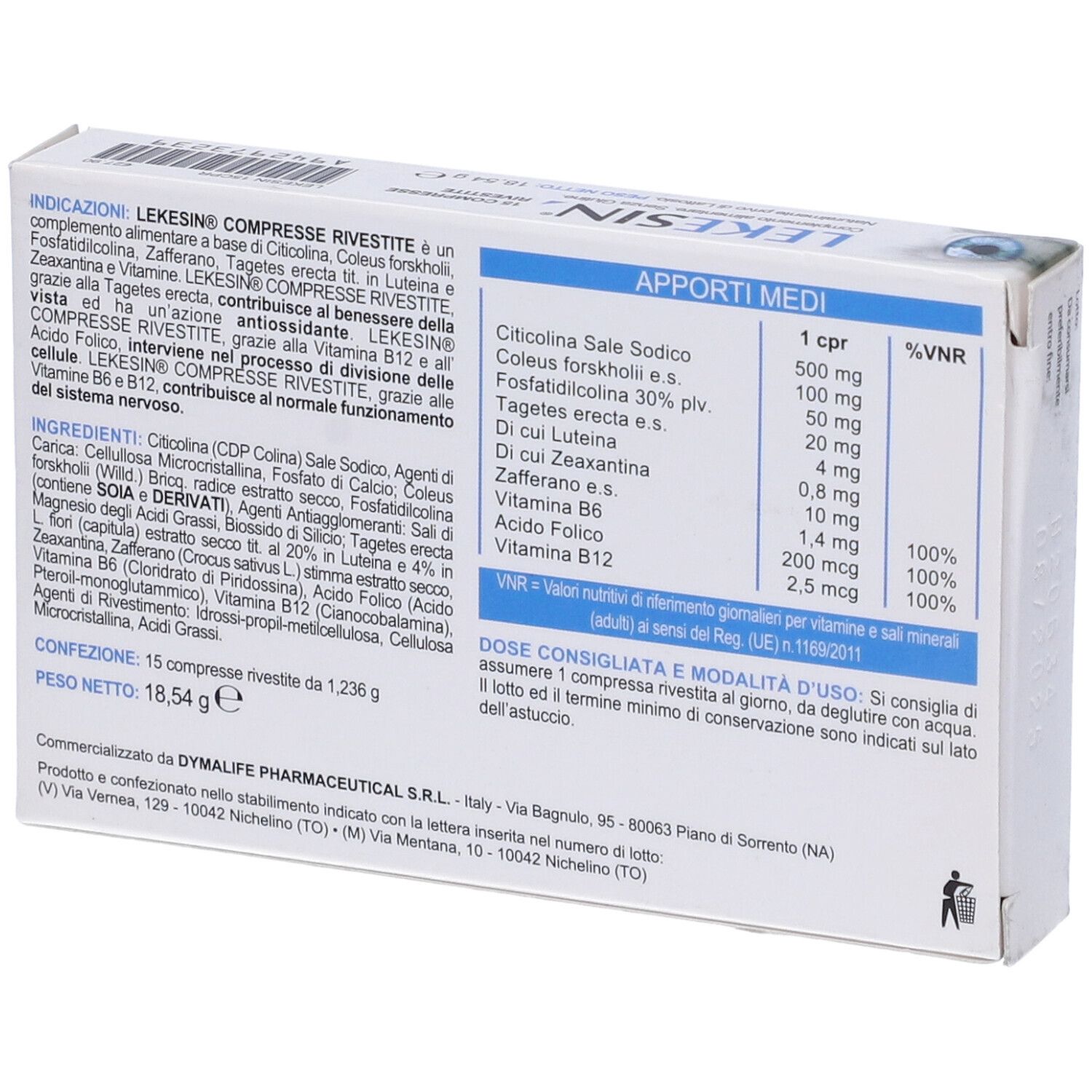 Lekesin 15 Compresse Rivestite