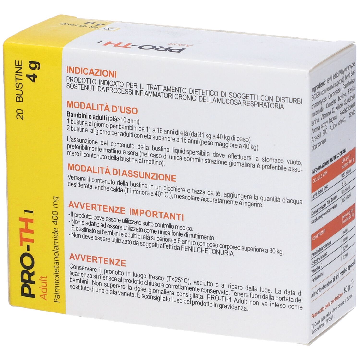 Pro-Th1 400Mg Adult 20 Bustine