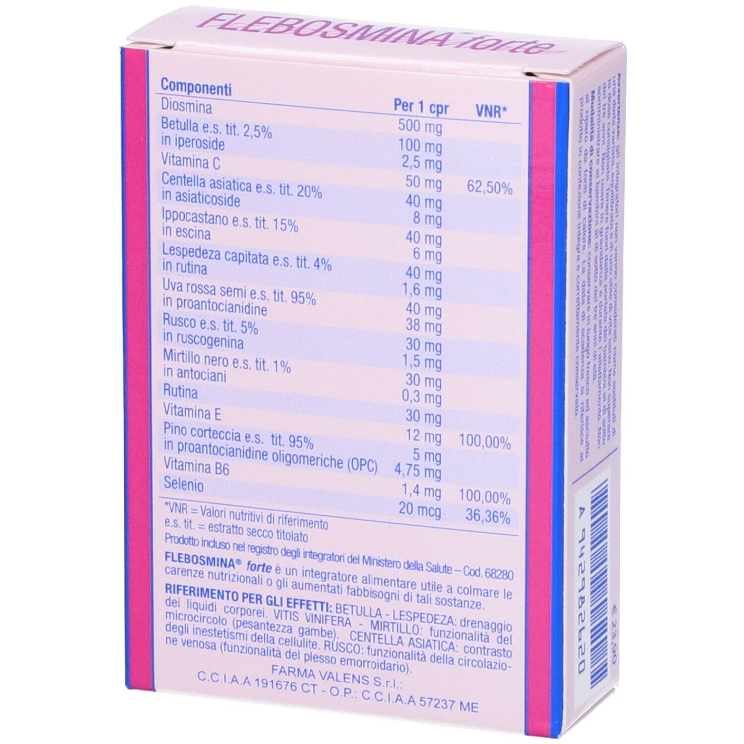 Flebosmina Forte 30 Compresse Filmate
