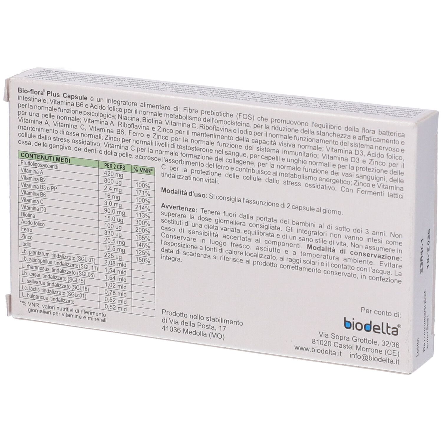 Bio Flora Plus 30 Capsule