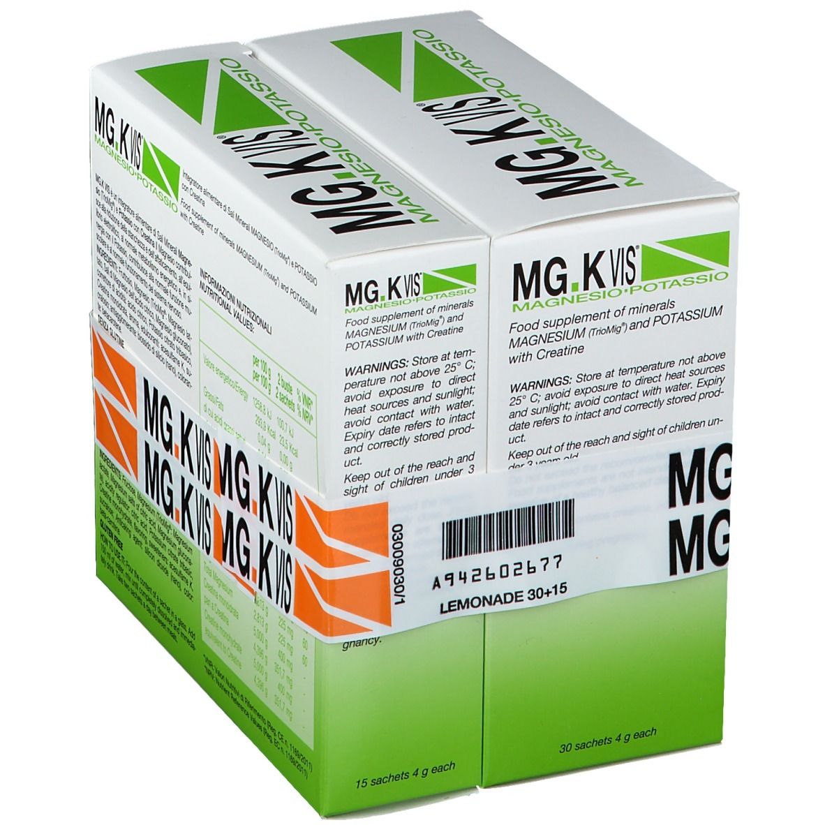 POOL PHARMA MG.K VIS® Lemonade 30+15 Bustine