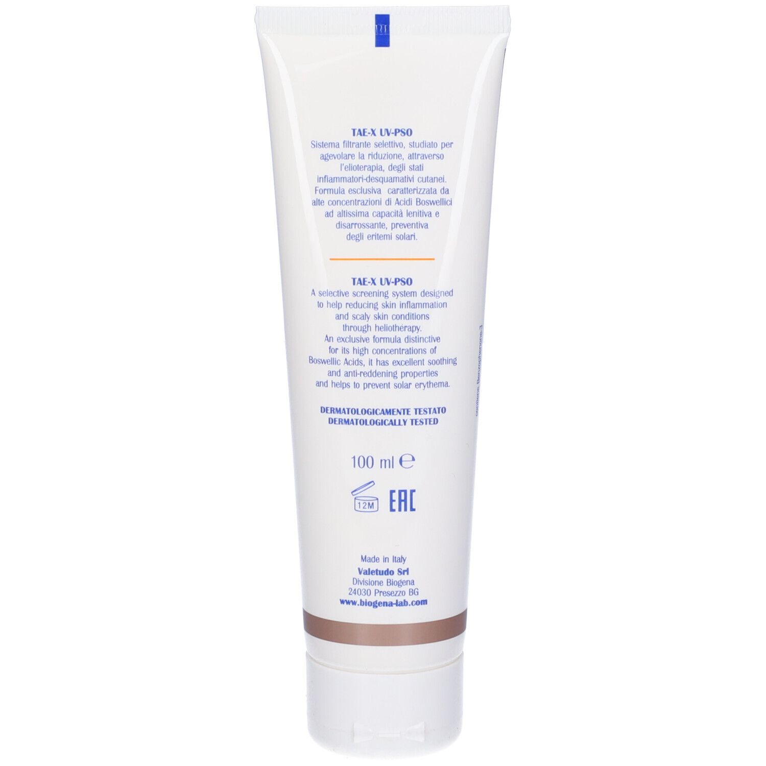 Biogena Labs TAE-X UV-PSO Crema Solare