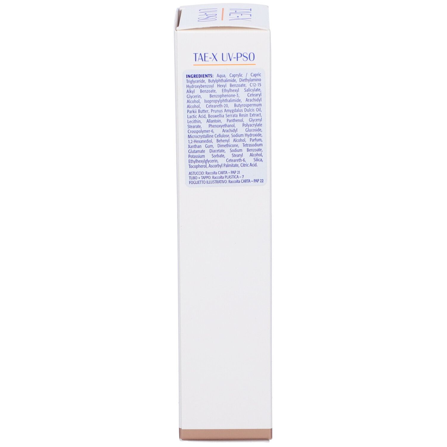 Biogena Labs TAE-X UV-PSO Crema Solare