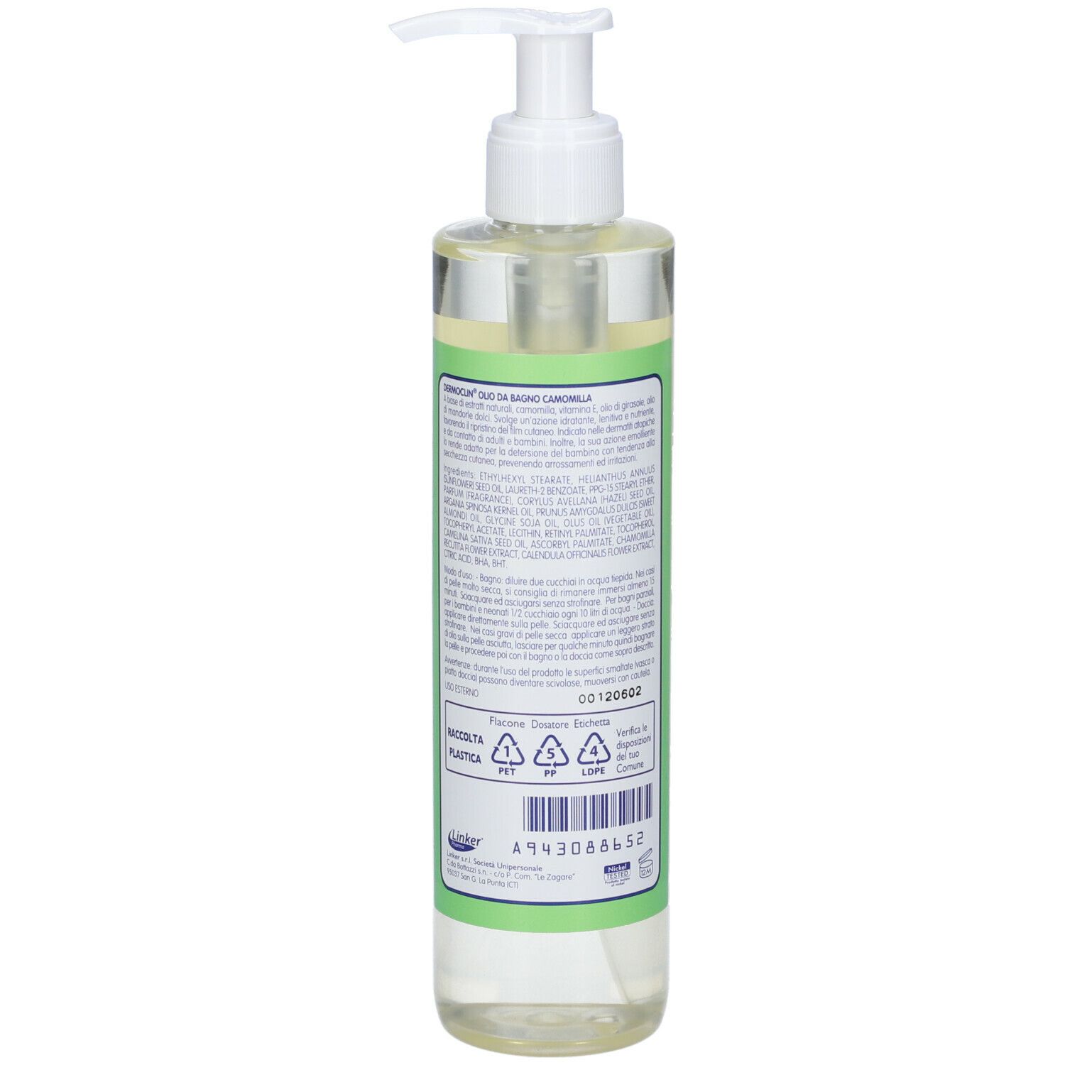 Dermoclin Olio Bagno Camomilla