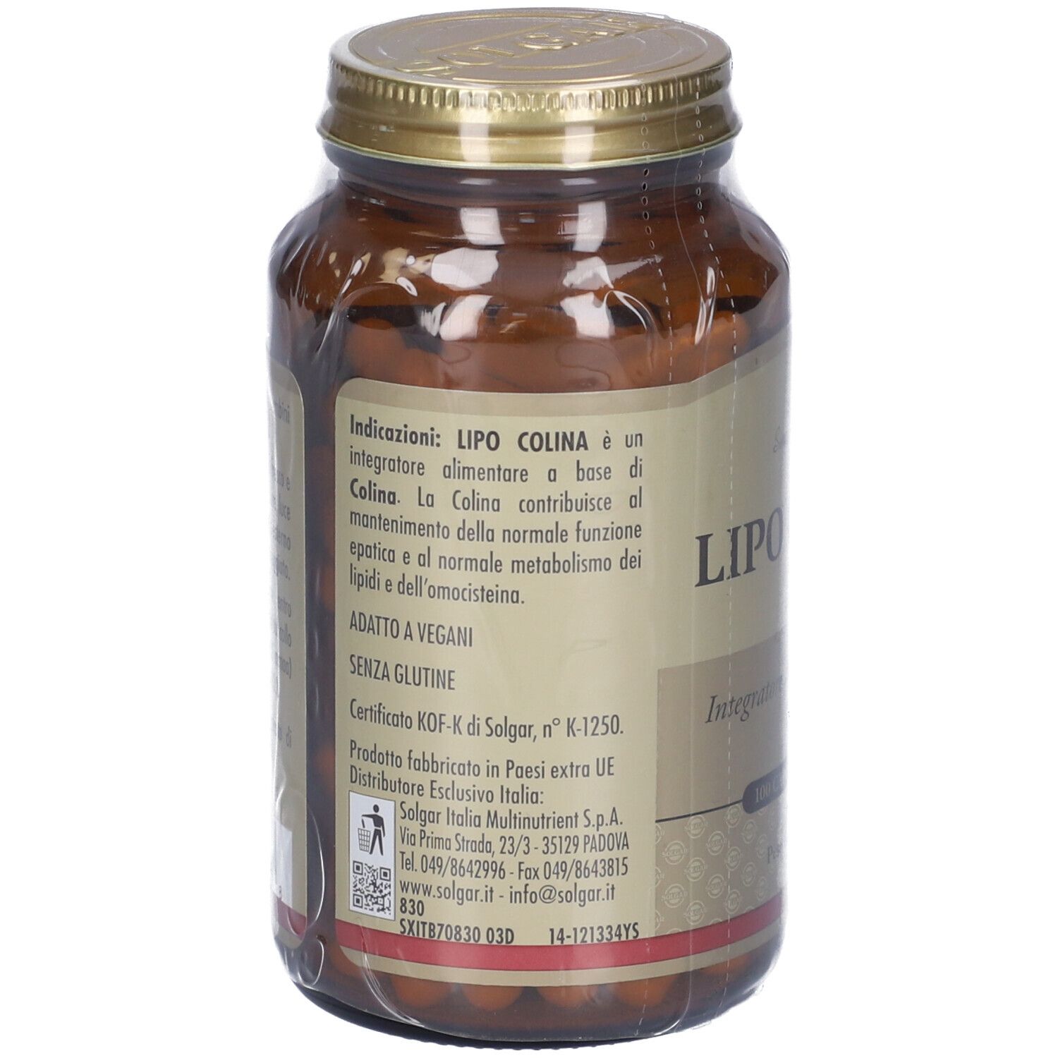 LIPO COLINA 100CPS VEGETALI