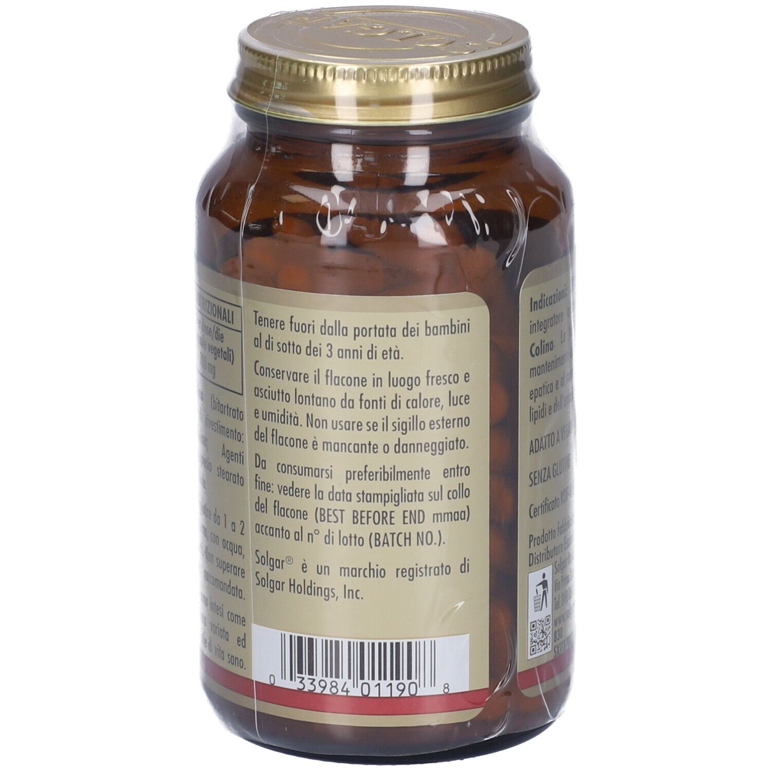 LIPO COLINA 100CPS VEGETALI