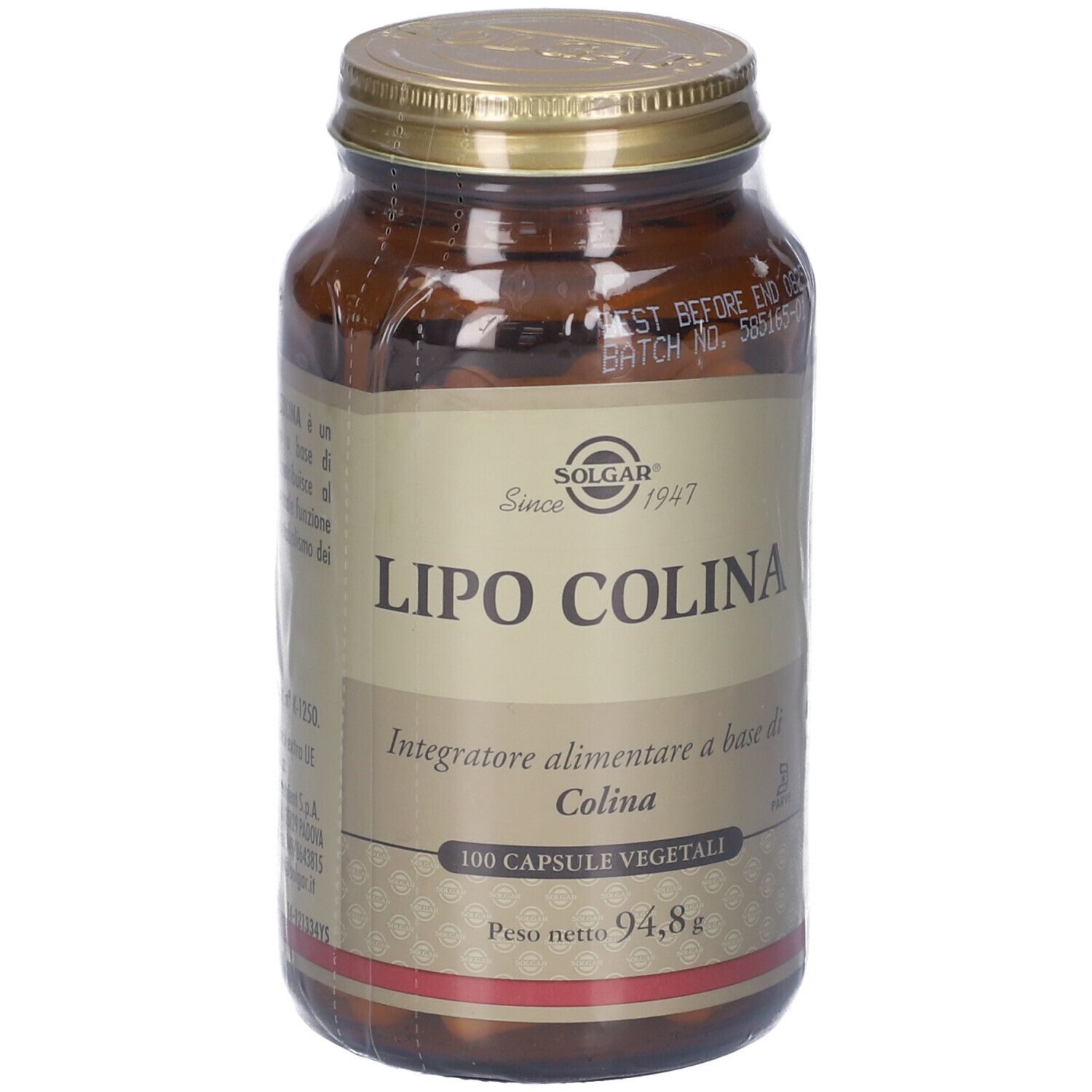 LIPO COLINA 100CPS VEGETALI