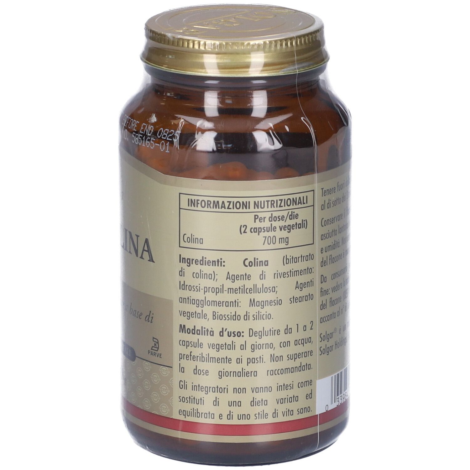 LIPO COLINA 100CPS VEGETALI