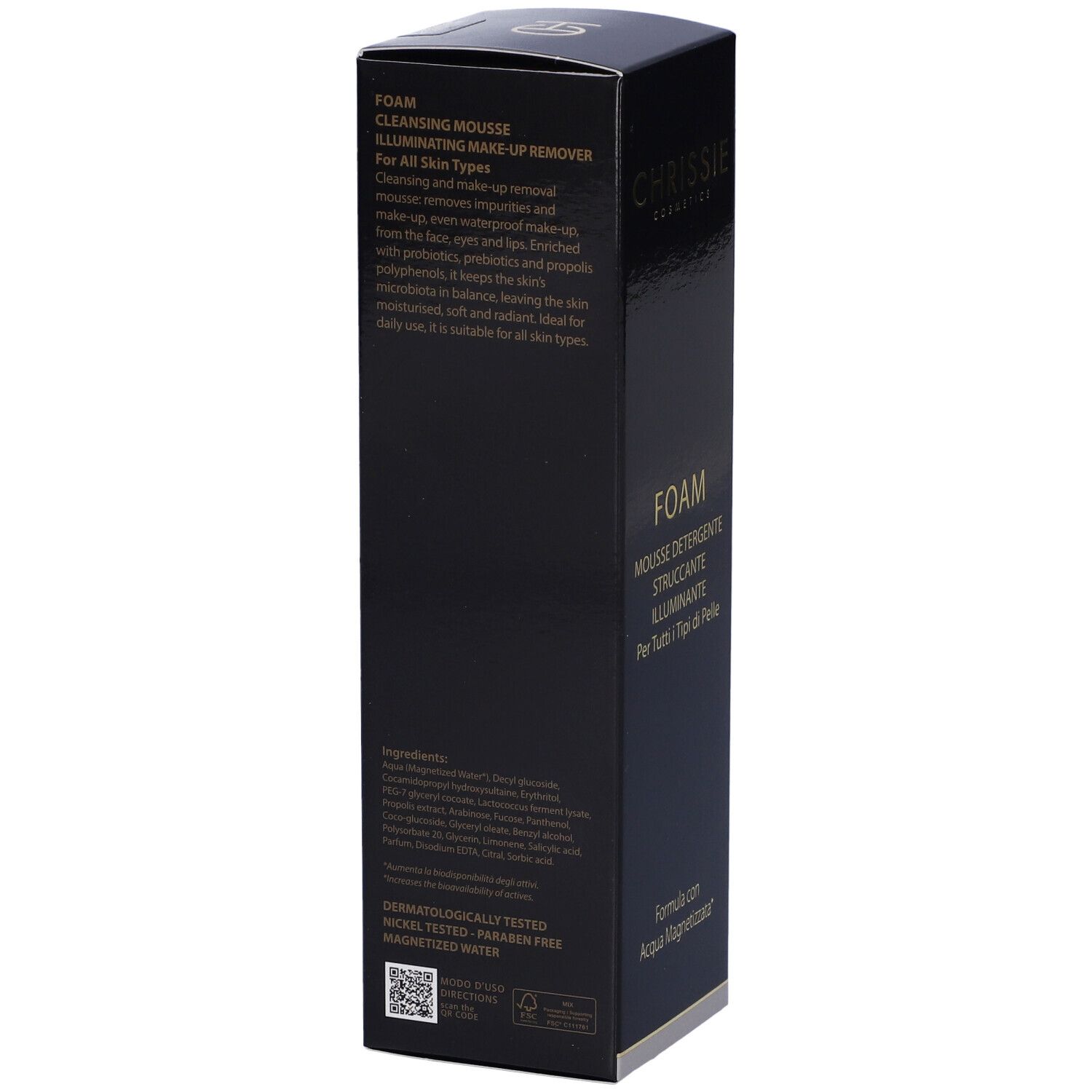 Chrissie Foam Mousse Detergente Struccante Illuminante